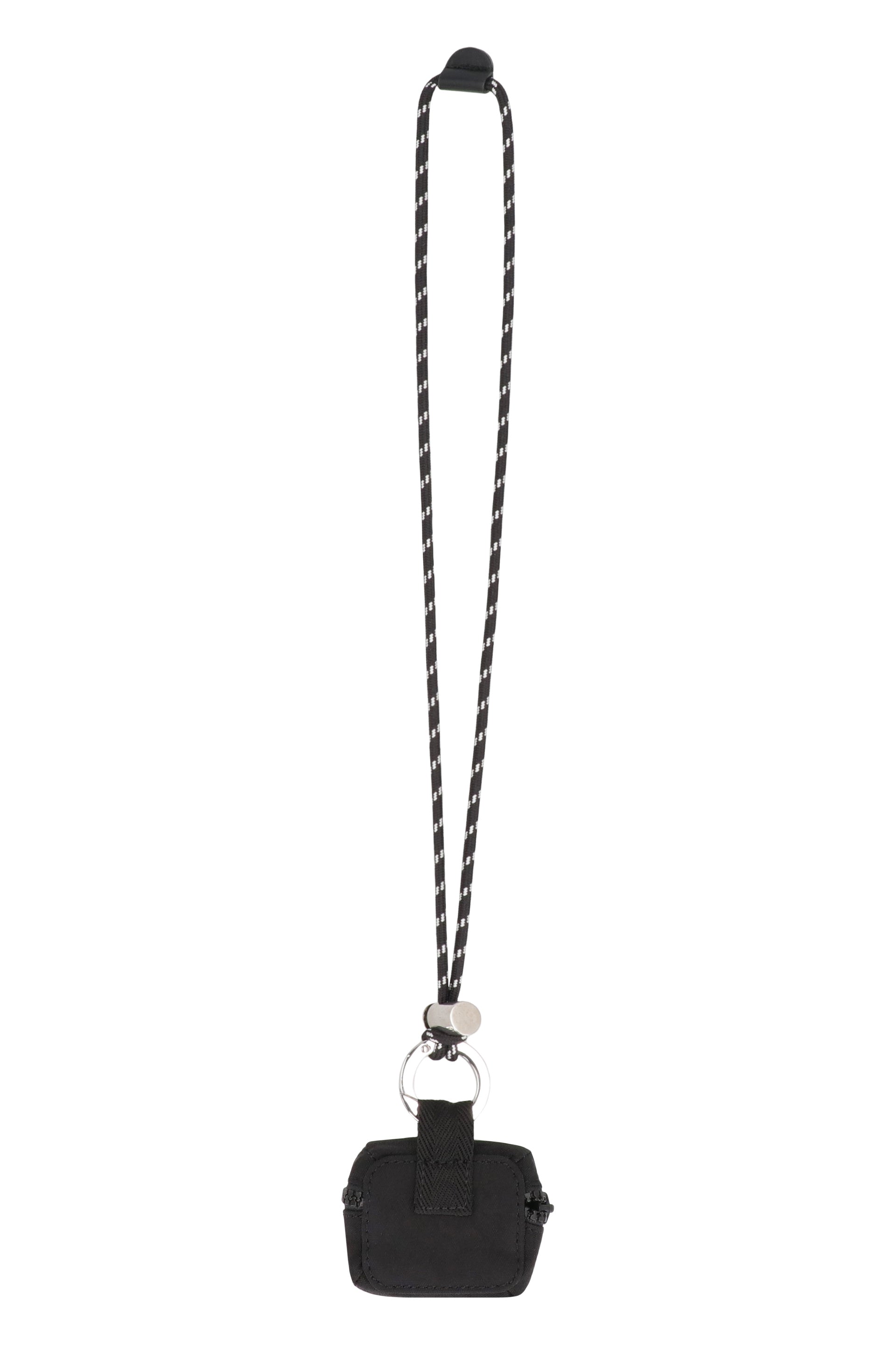 PALM ANGELS Adjustable Mini AirPods Case with Shoulder Strap