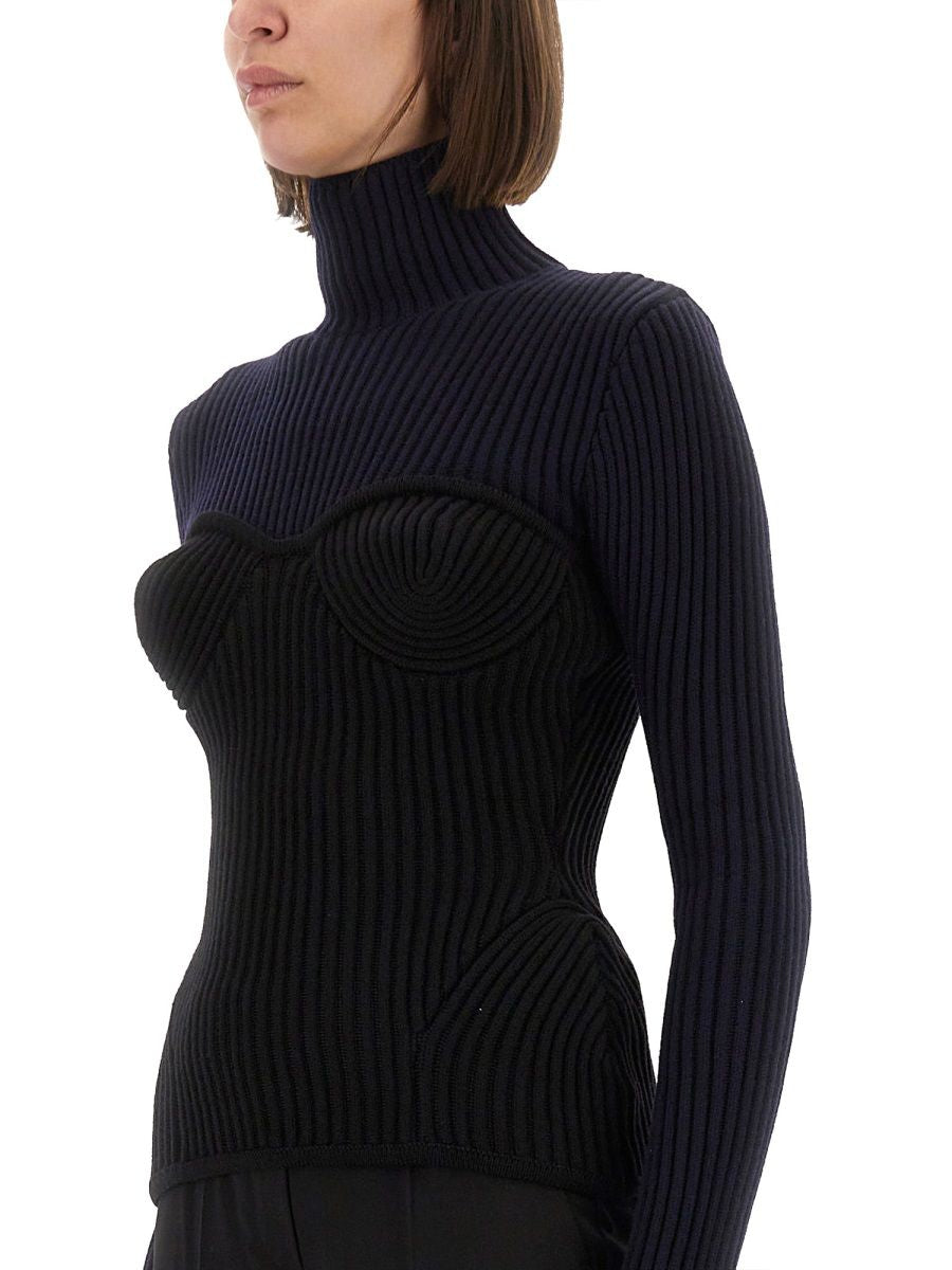 JEAN PAUL GAULTIER Merino Wool Sweater for Women - FW25 Collection