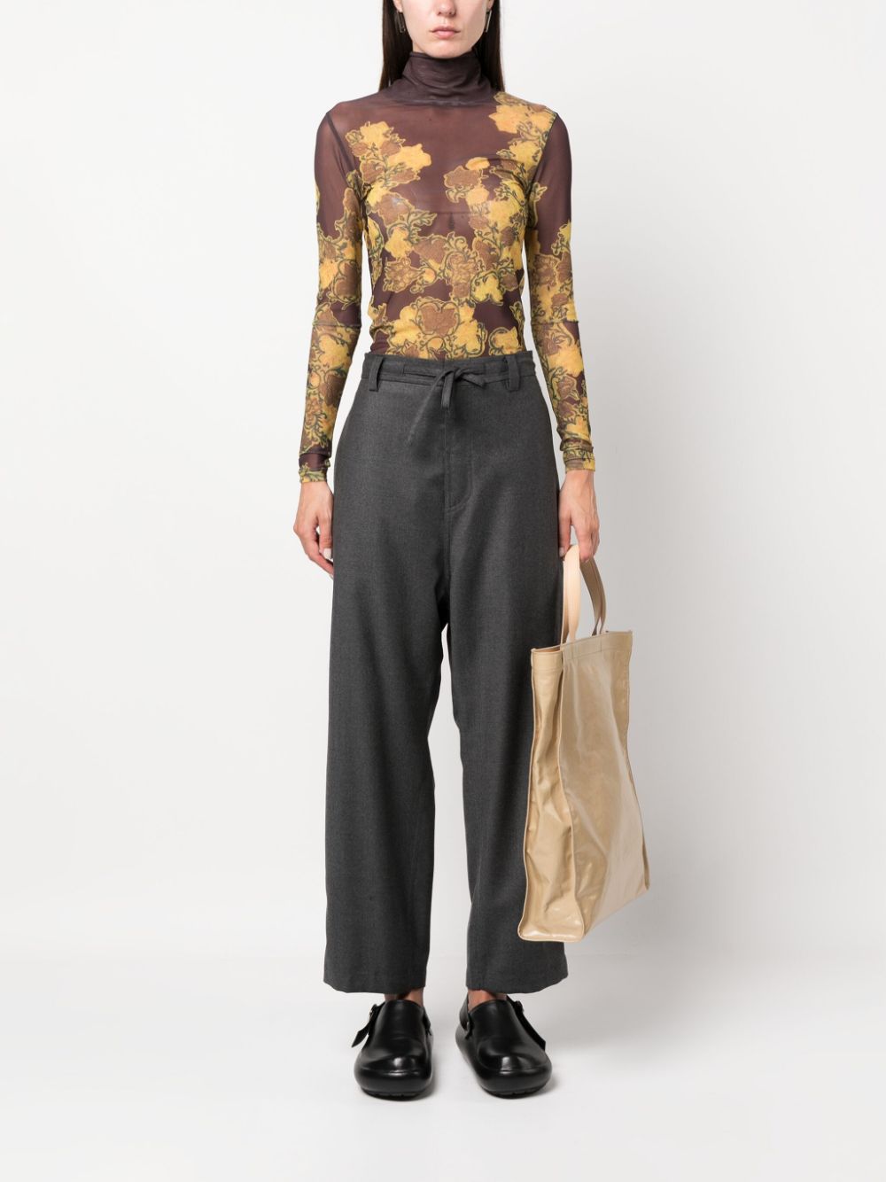 SOFIE D HOORE Low Crotch Pants with Zip and Drawstring - Fall 2025