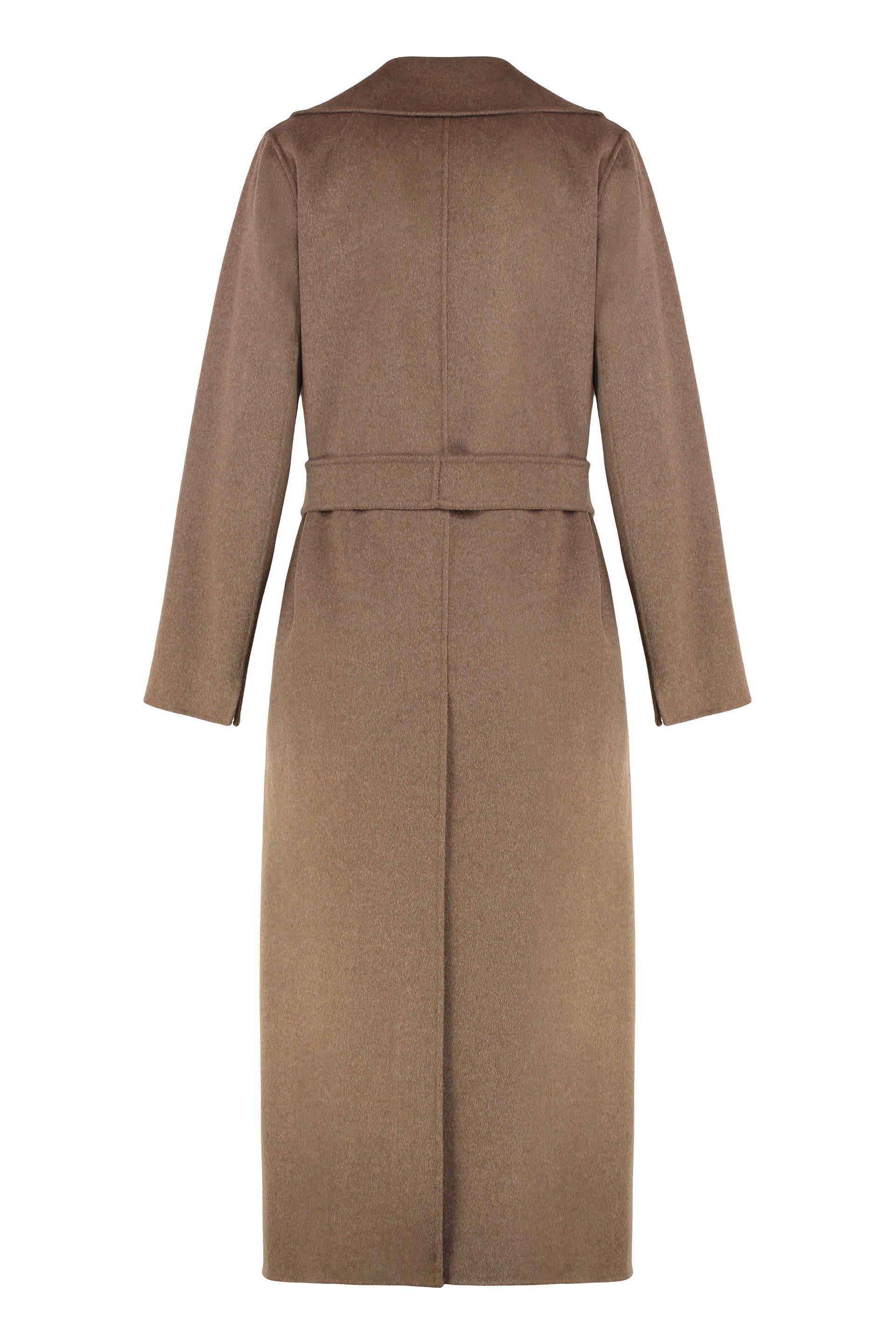 S MAX MARA Elegant Long Jacket in Virgin Wool