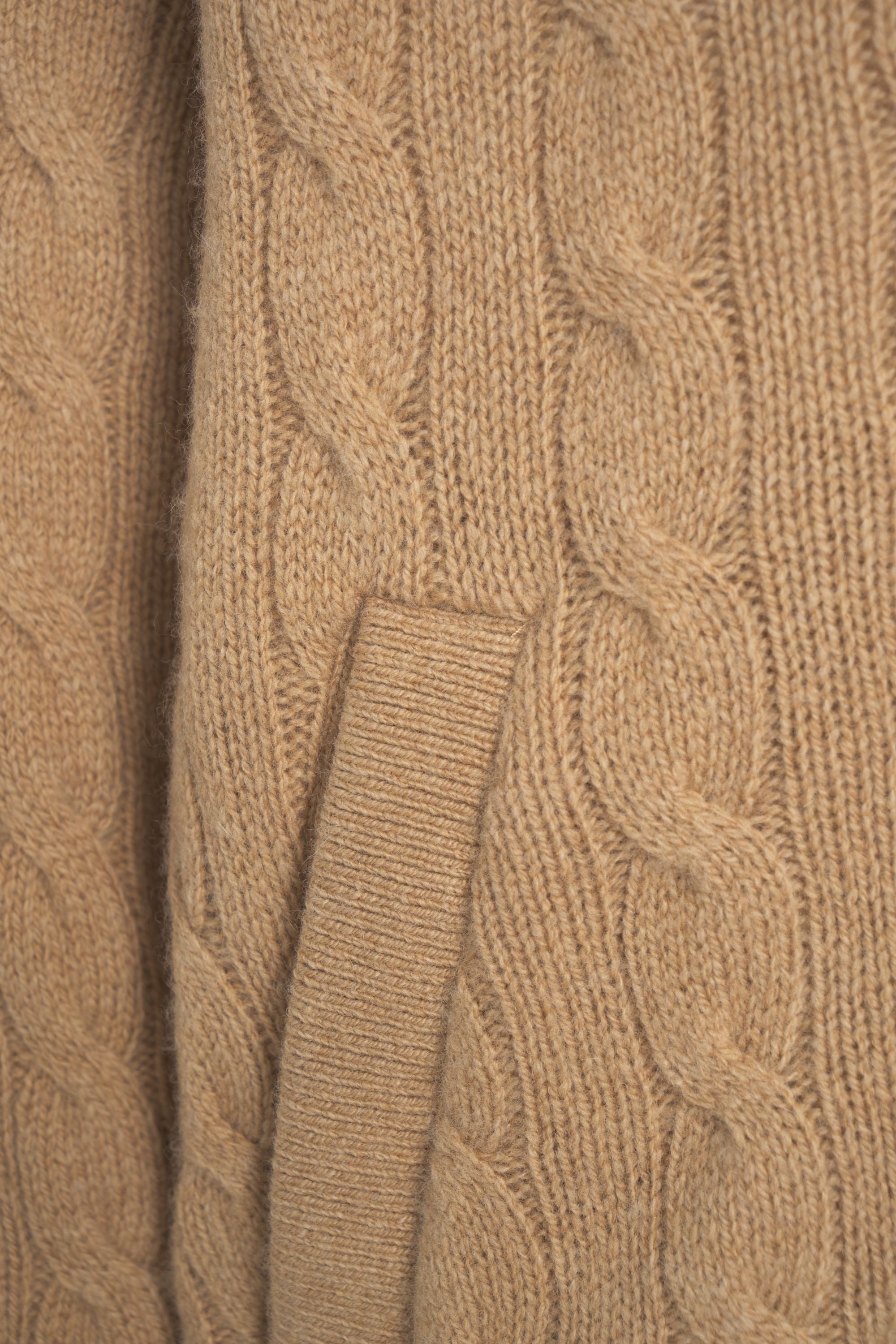 POLO RALPH LAUREN Cable-Knit Bomber Jacket for Women - FW25