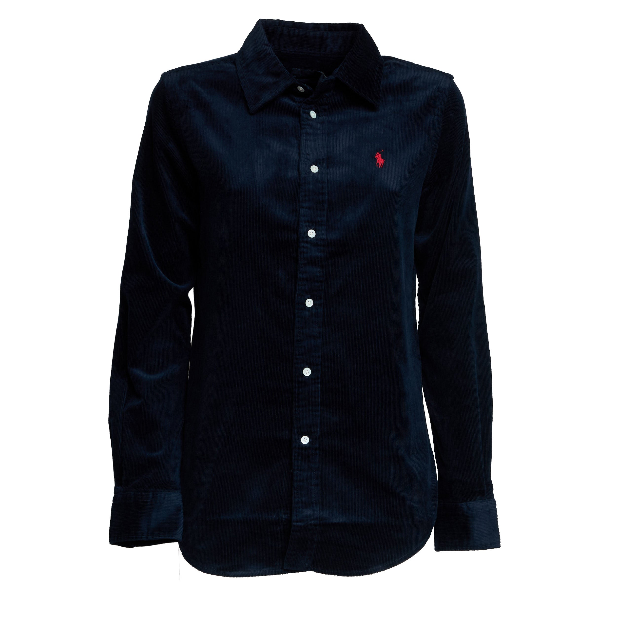 POLO RALPH LAUREN Velvet Slim-Fit Shirt with Embroidered Pony