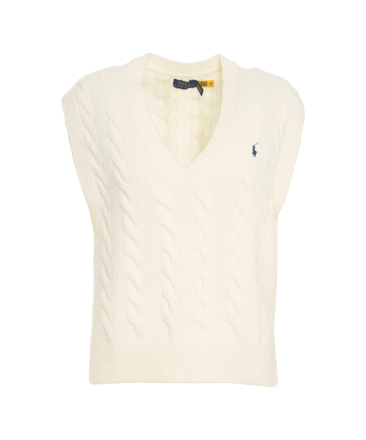POLO RALPH LAUREN Cable Knit V-Neck Pullover for Women