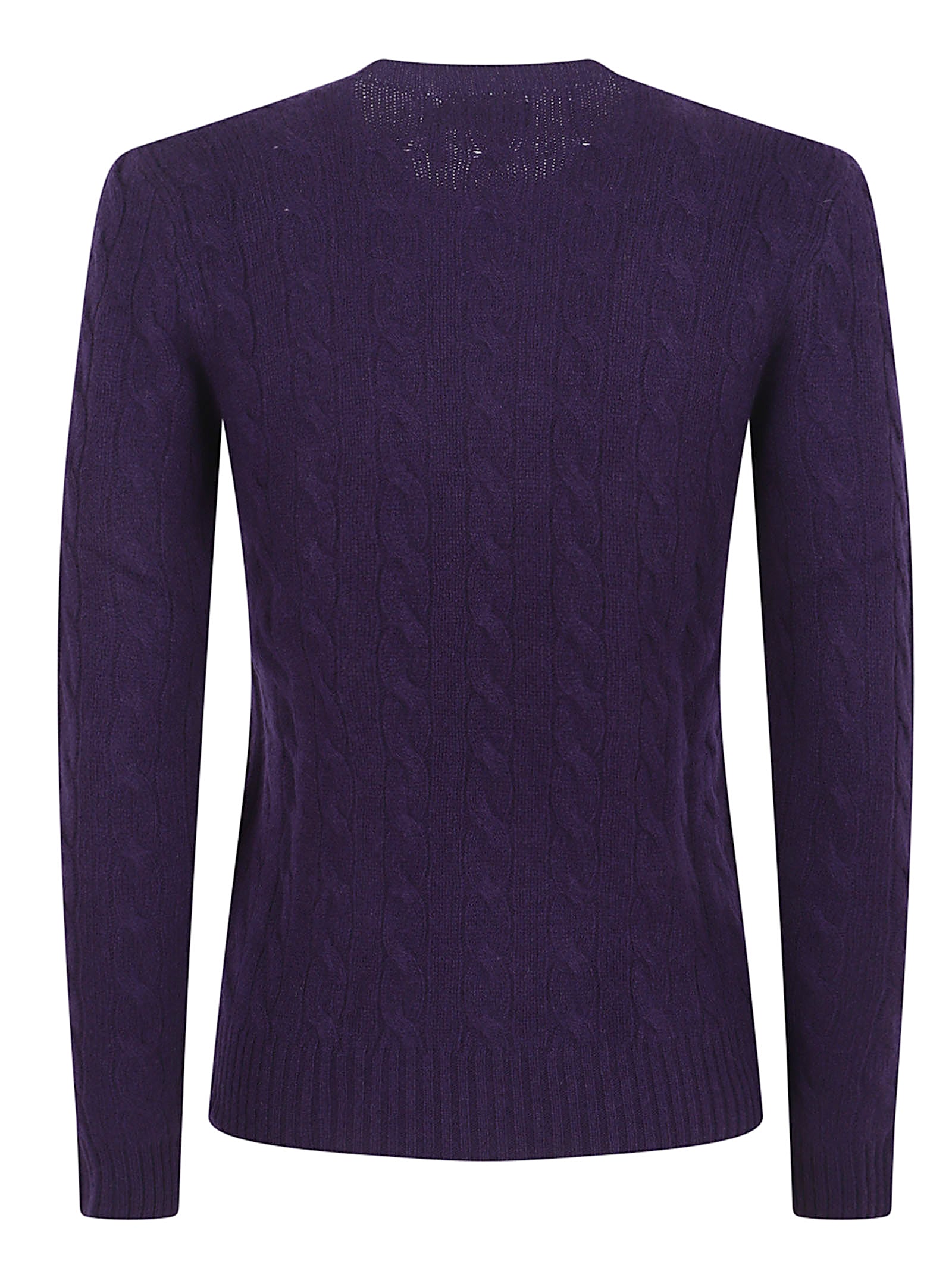 POLO RALPH LAUREN Cozy Cable Knit Sweater with Round Neck - Regular Fit