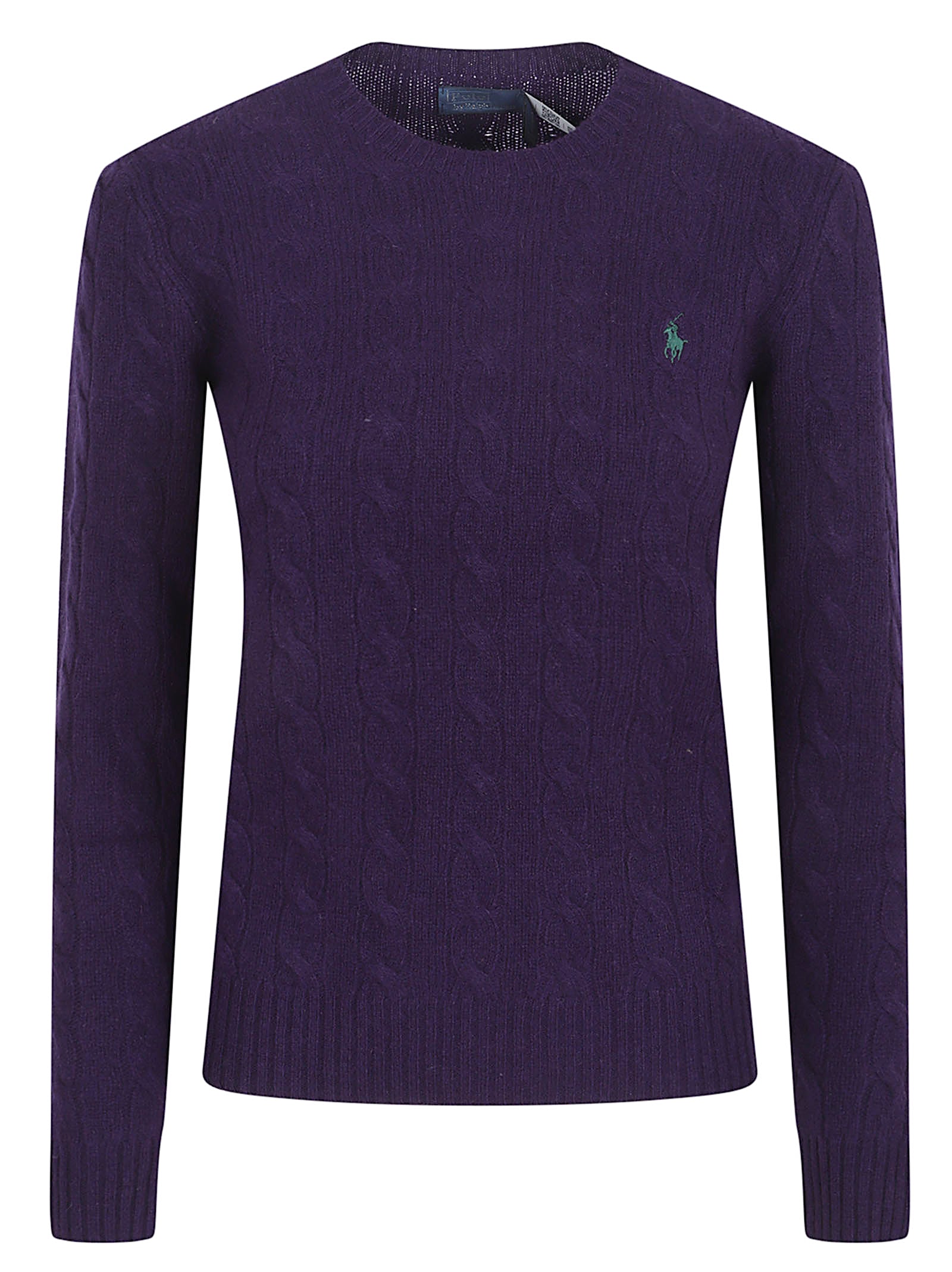 POLO RALPH LAUREN Cozy Cable Knit Sweater with Round Neck - Regular Fit