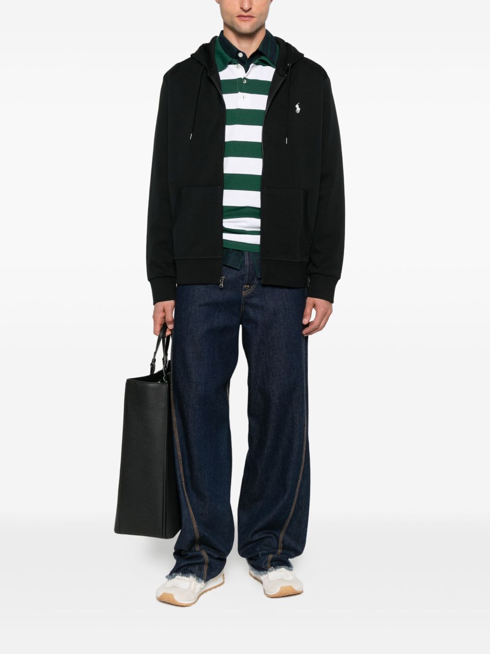 POLO RALPH LAUREN Classic Fit Black Sweater for Men