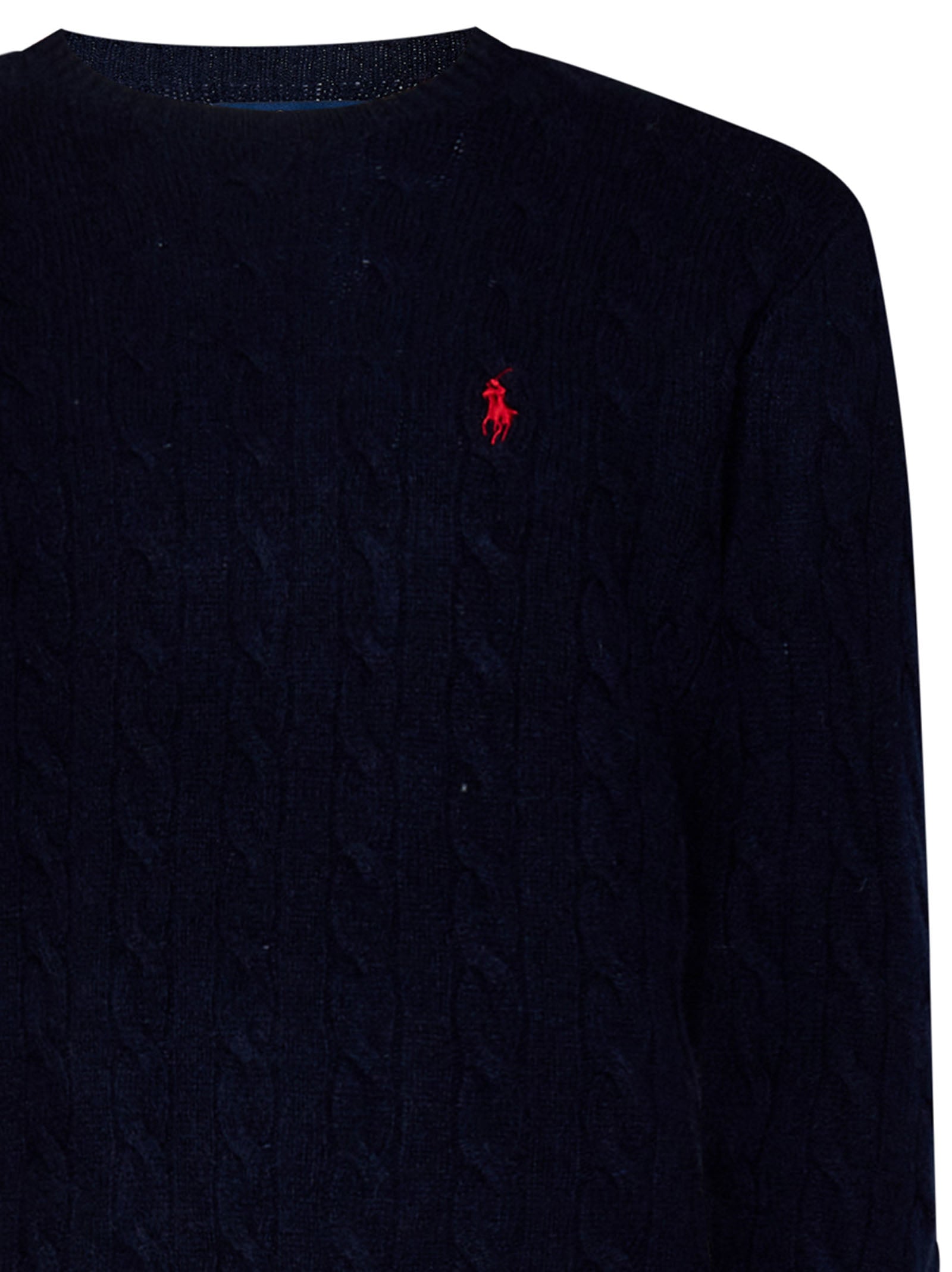 POLO RALPH LAUREN Cable-Knit Sweater for Men - Medium Size