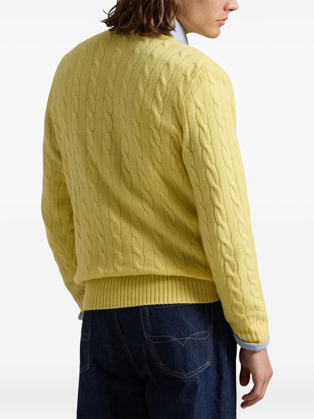 POLO RALPH LAUREN Classic Cable-Knit Sweater for Men - Fall Winter 25/26