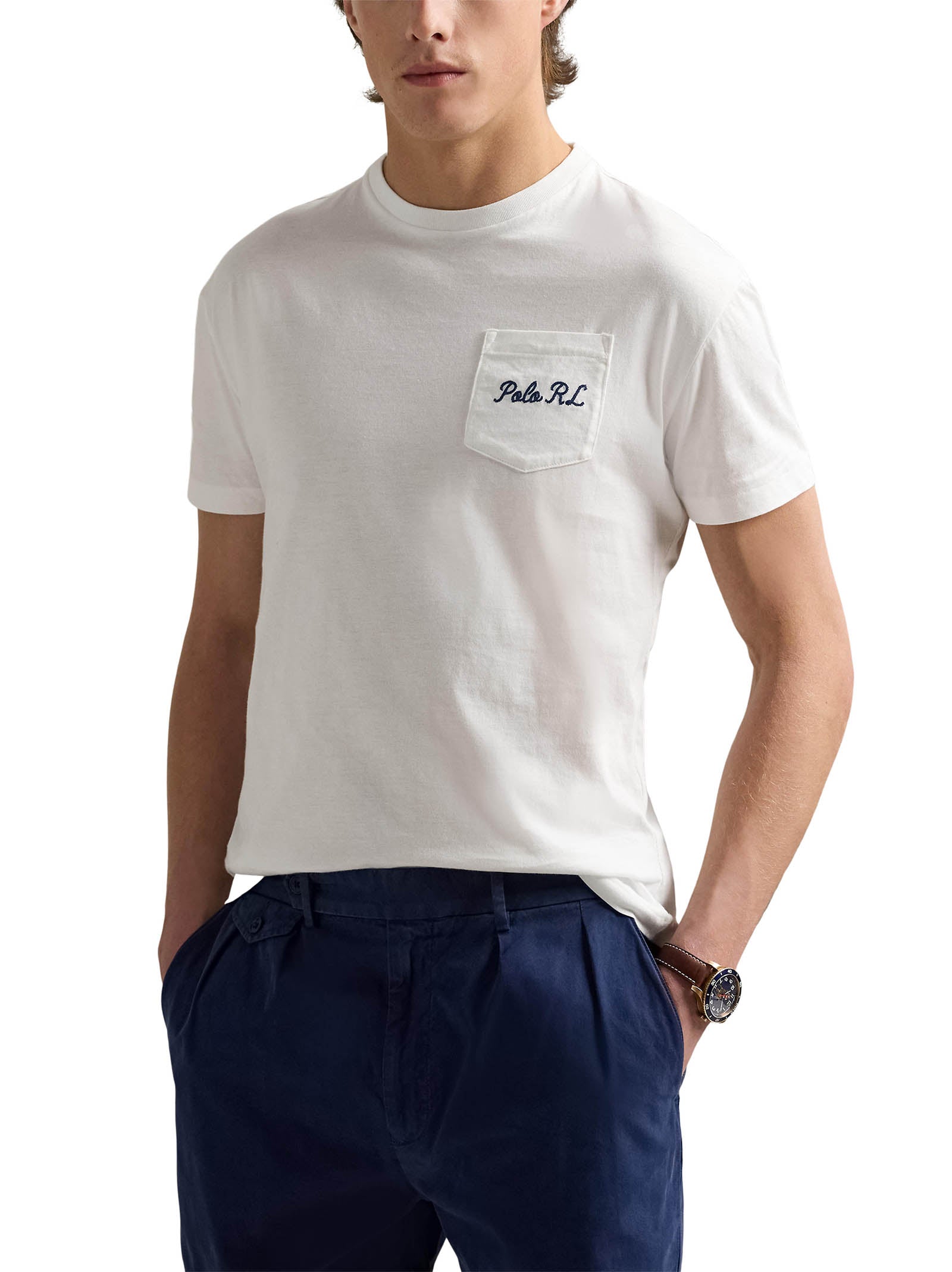POLO RALPH LAUREN Slim-Fit Print T-Shirt for Men - Size 48 IT