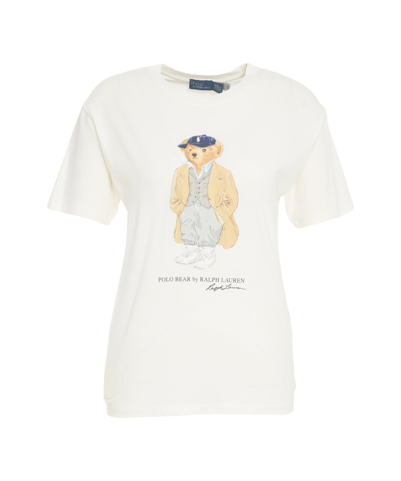 POLO RALPH LAUREN Classic Crew Neck T-shirt with Iconic Print