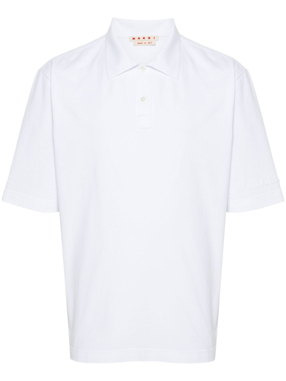 MARNI Logo Cotton Polo Shirt