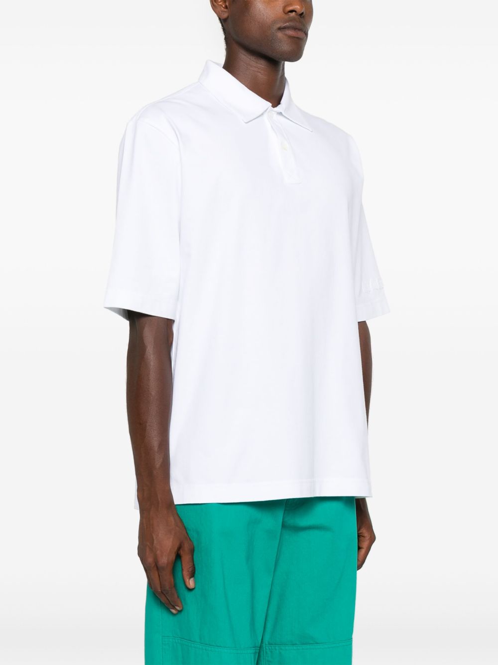 MARNI Logo Cotton Polo Shirt