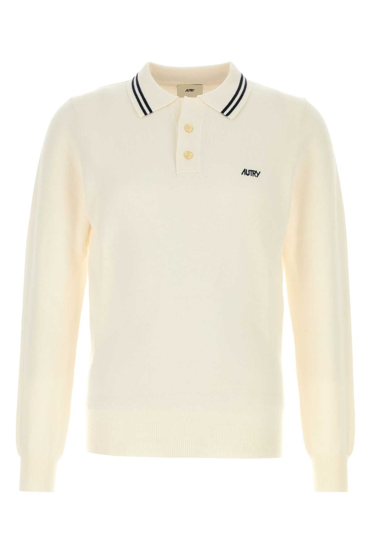 AUTRY Classic Knit Polo Shirt