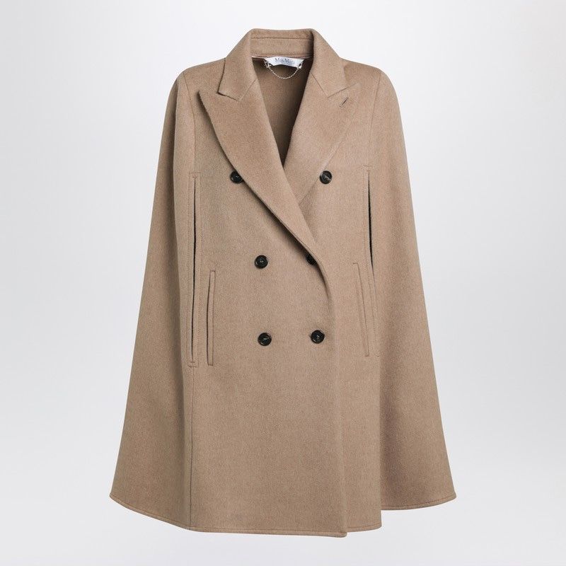 MAX MARA Midi Double-Breasted Cape for Women