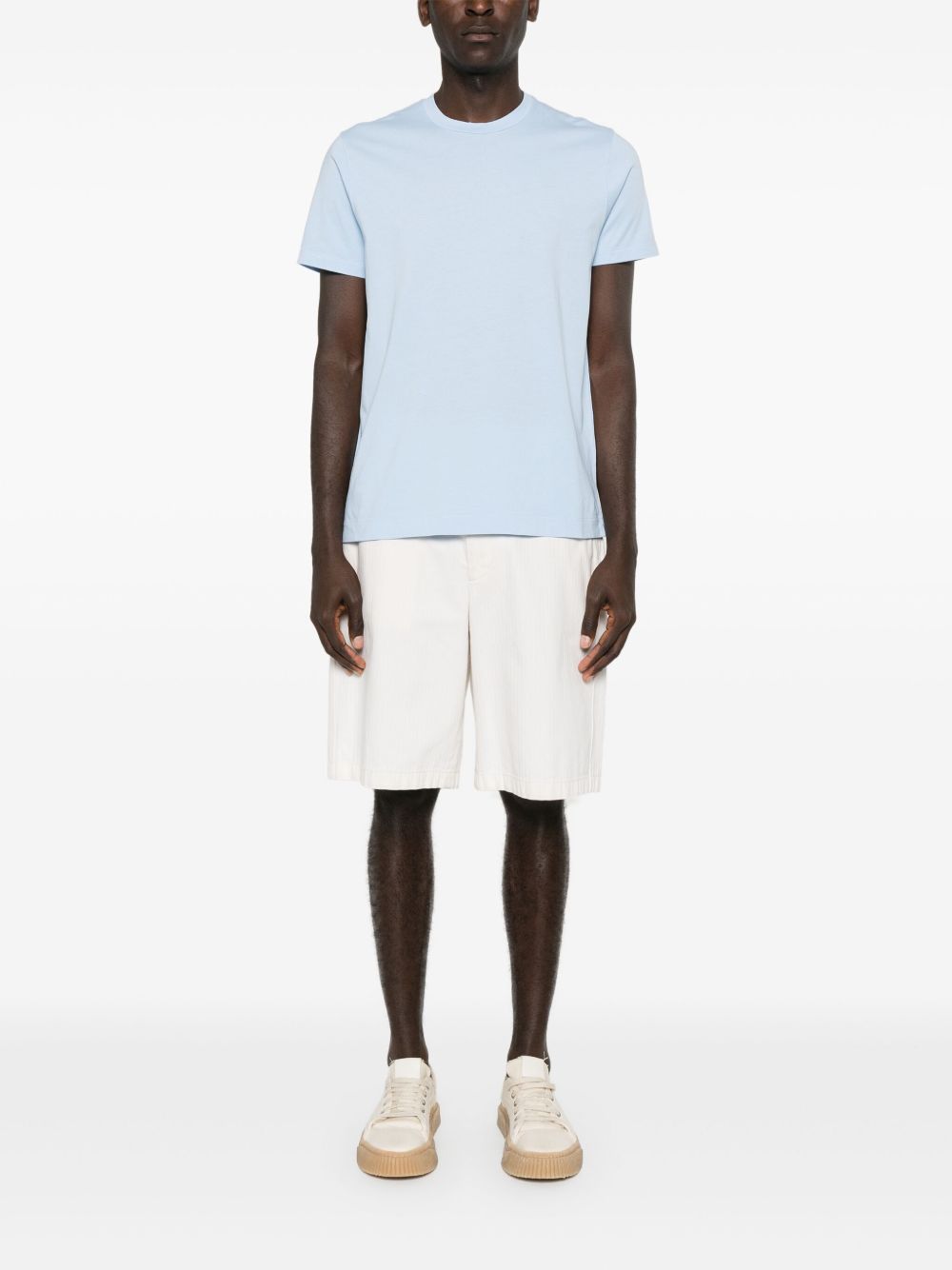 FINAMORE Men's Classic Cotton Crew Neck T-Shirt