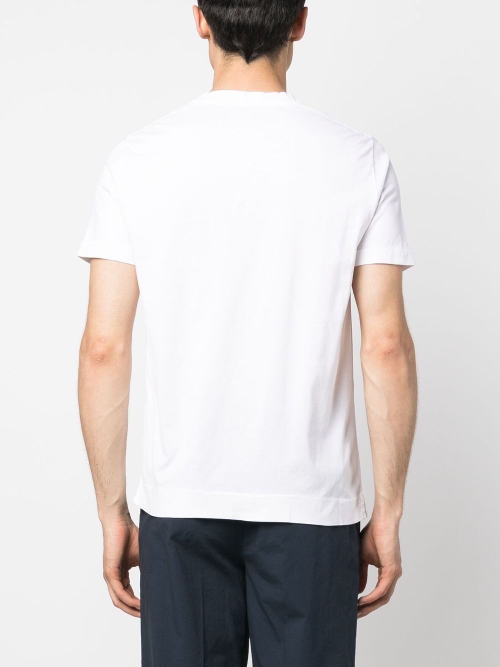 FINAMORE Cotton Crew Neck T-Shirt for Men - SS25