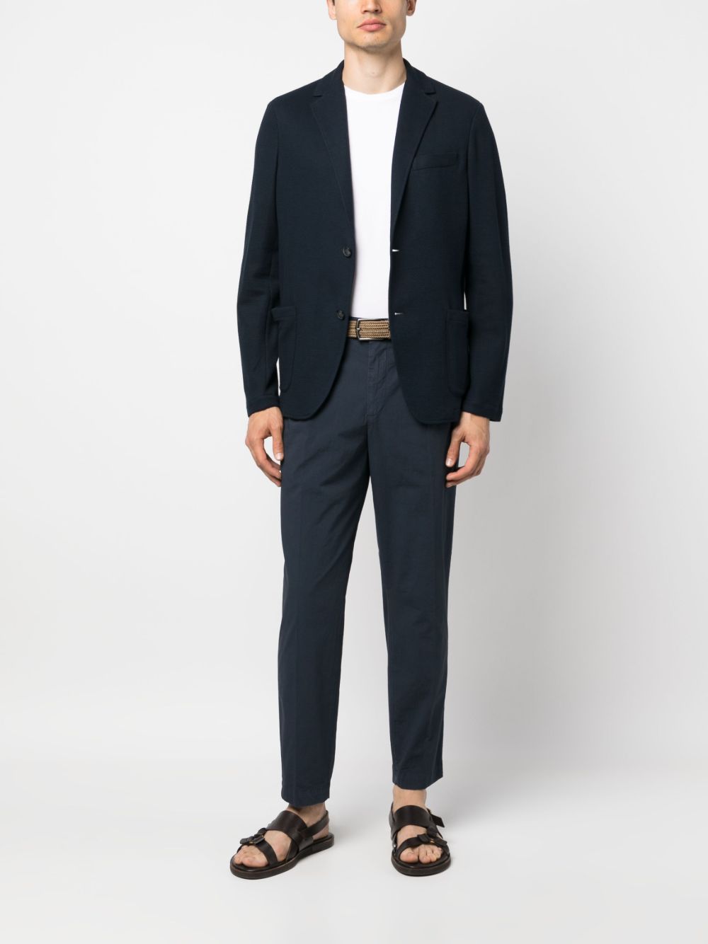 FINAMORE Cotton Crew Neck T-Shirt for Men - SS25