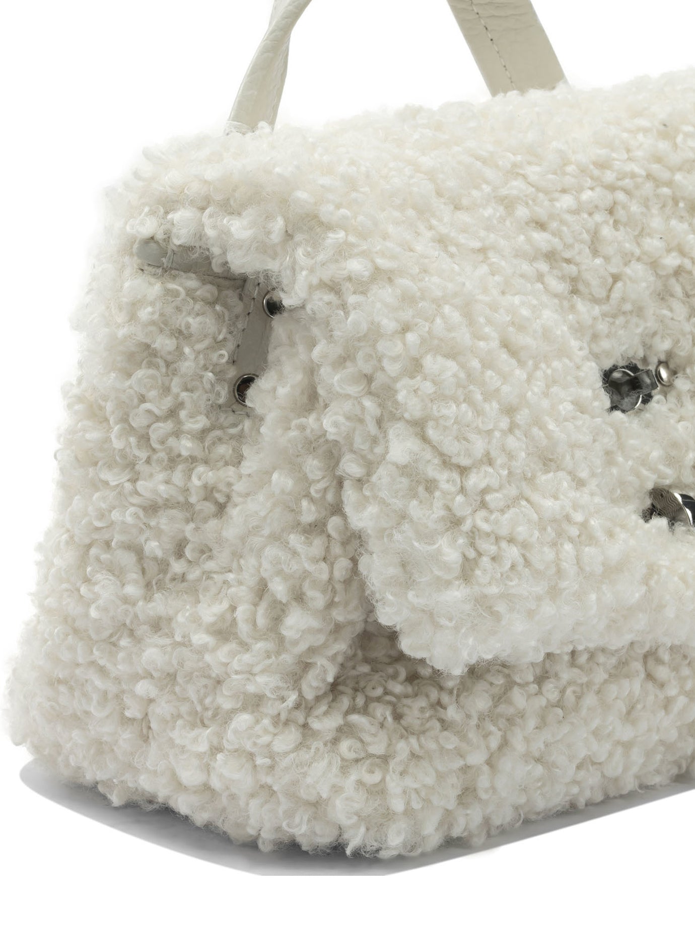 ZANELLATO Mini Faux Fur Teddy Handbag