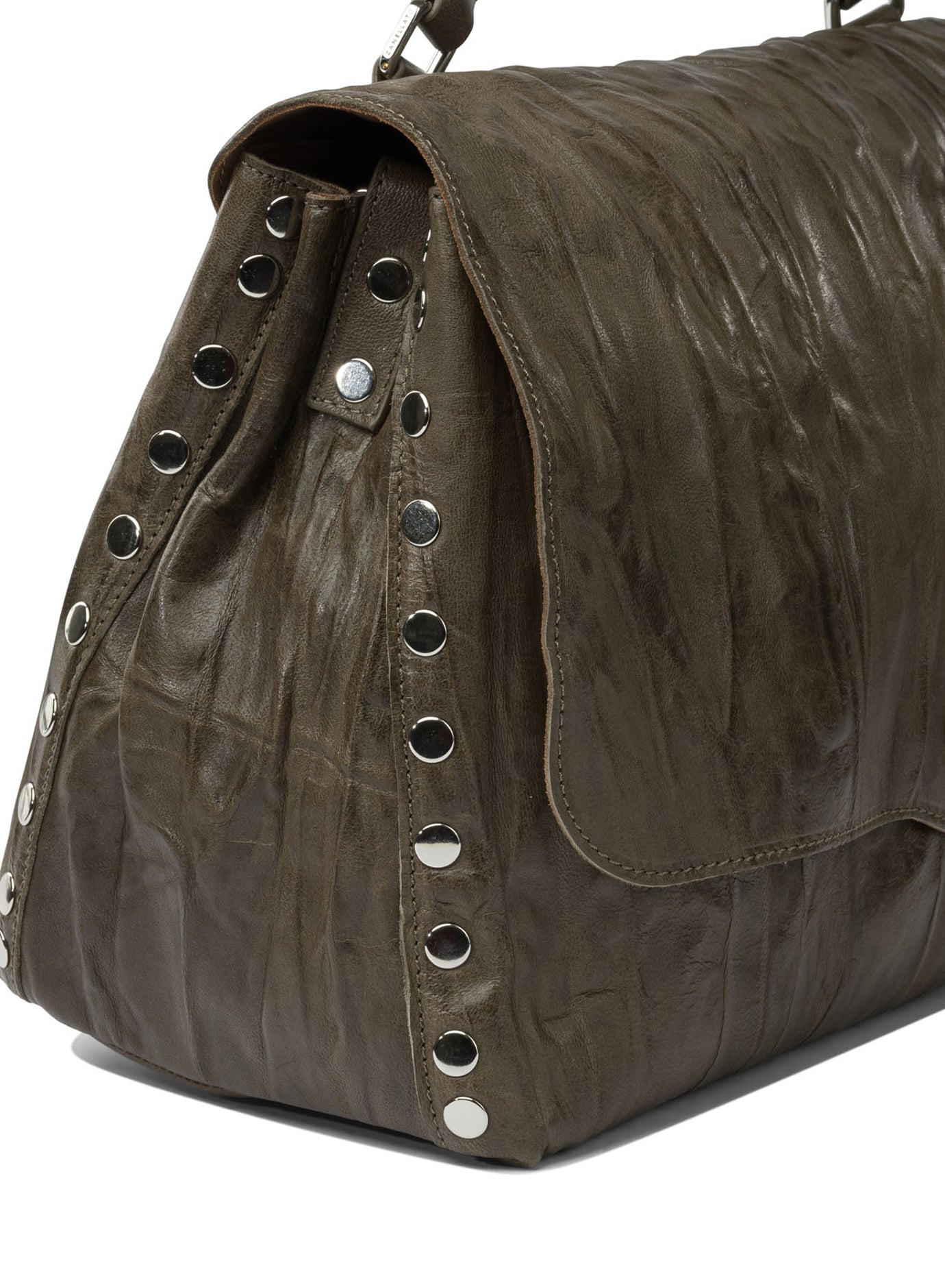 ZANELLATO Mini Pleated Handbag with Adjustable Strap