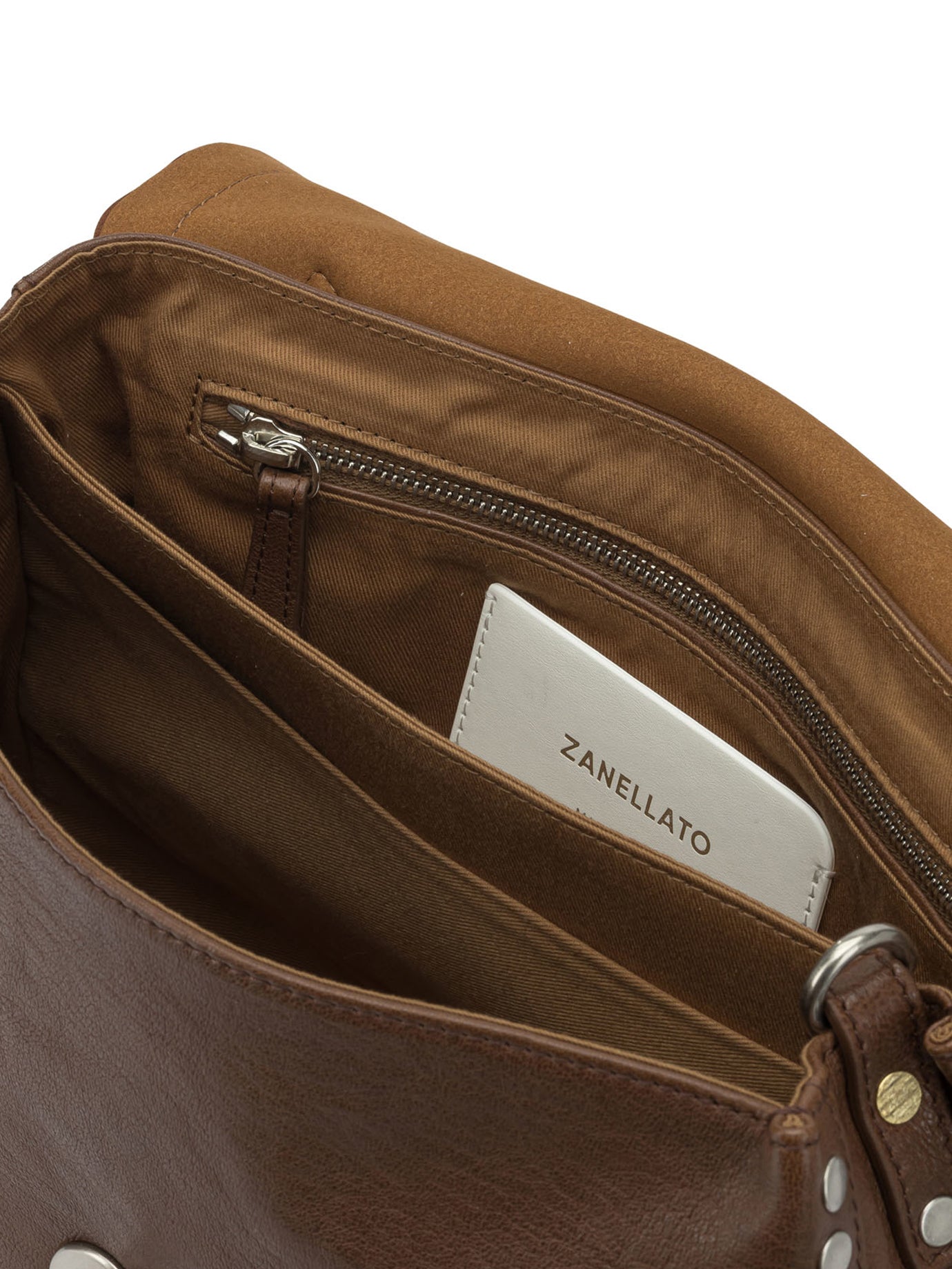 ZANELLATO Leather Handbag - 30X18X15 CM