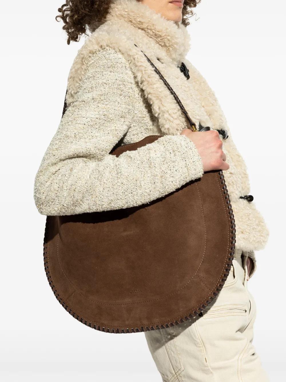 ISABEL MARANT Oskan Mini Suede Shoulder Handbag