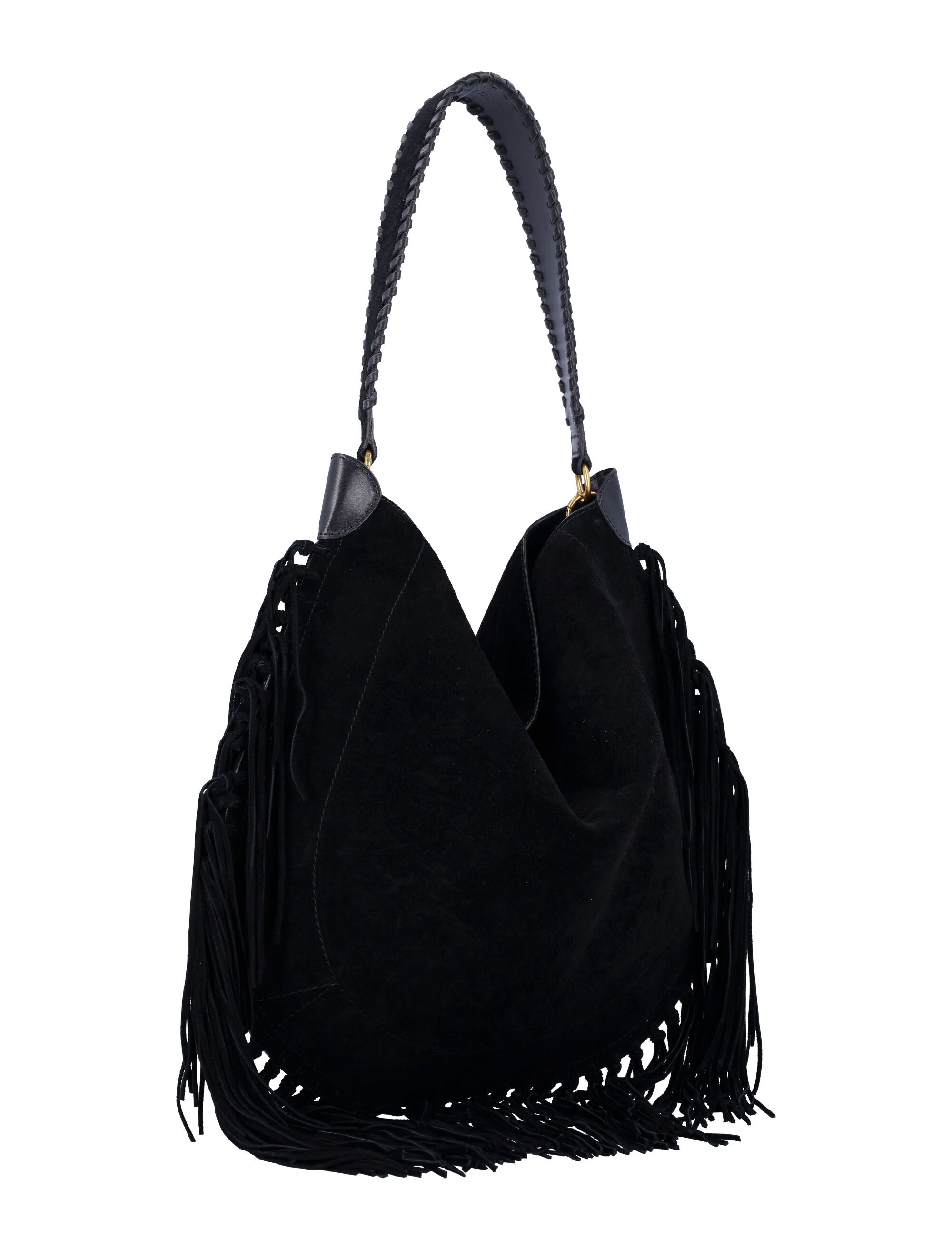 ISABEL MARANT Soft Hobo Handbag with Removable Pouch - Height 41 cm, Width 42.5 cm
