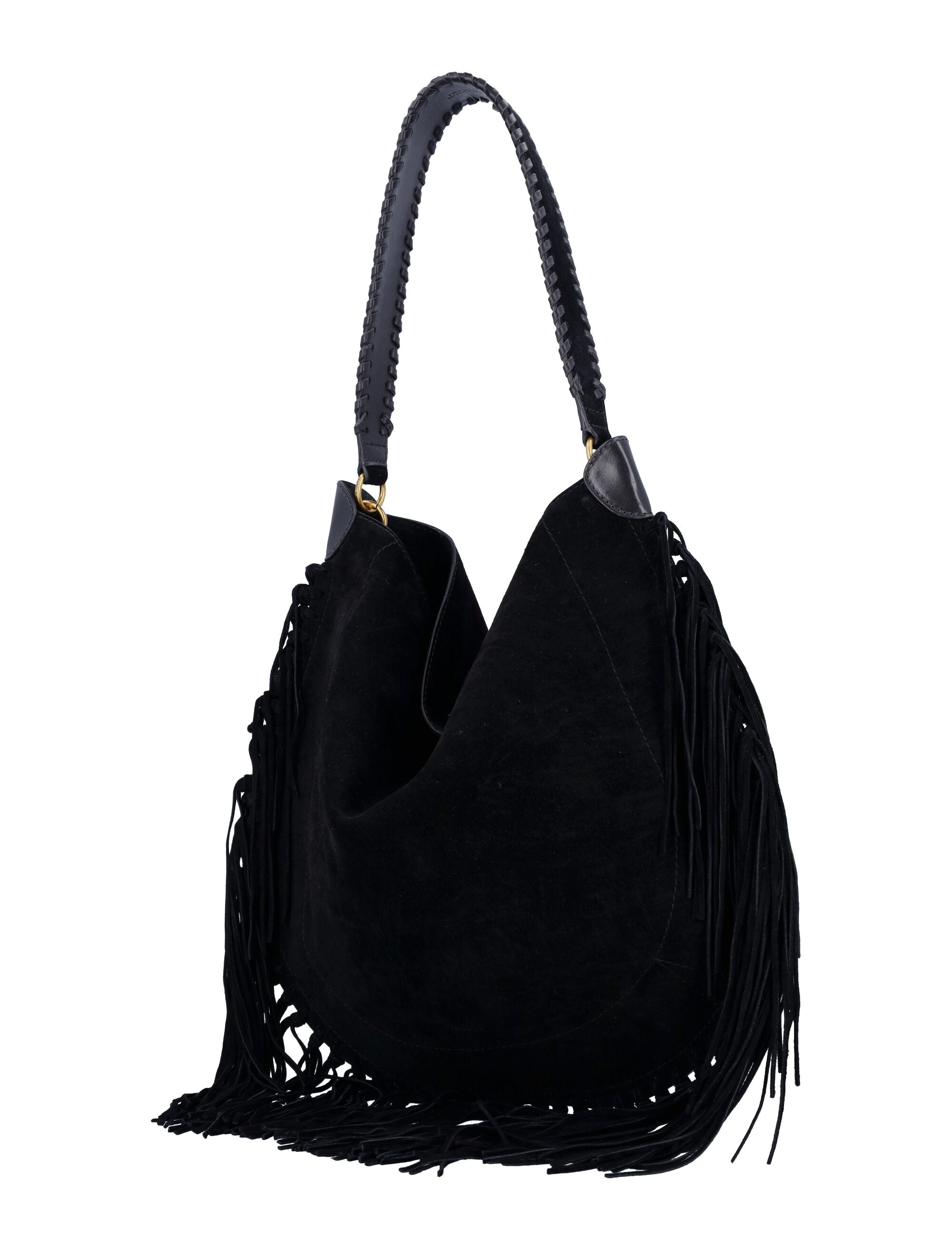ISABEL MARANT Soft Hobo Handbag with Removable Pouch - Height 41 cm, Width 42.5 cm