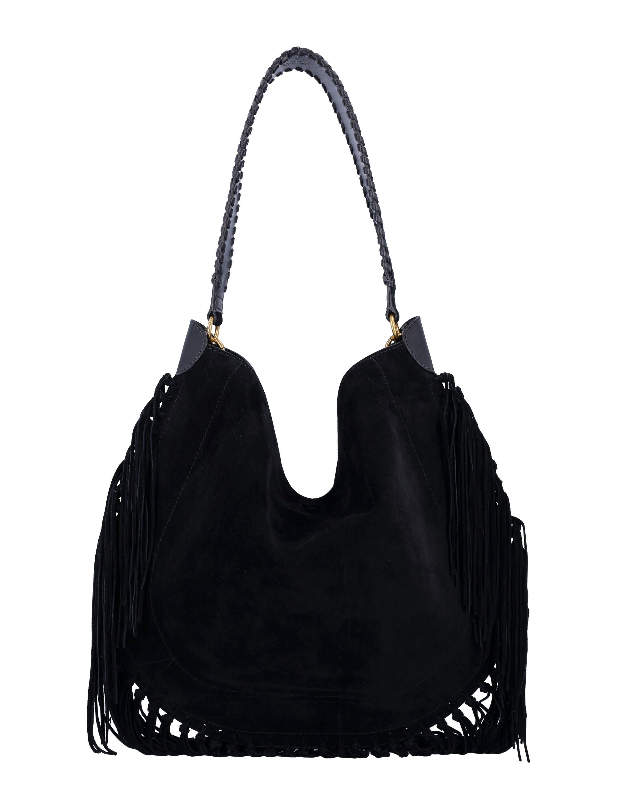 ISABEL MARANT Soft Hobo Handbag with Removable Pouch - Height 41 cm, Width 42.5 cm