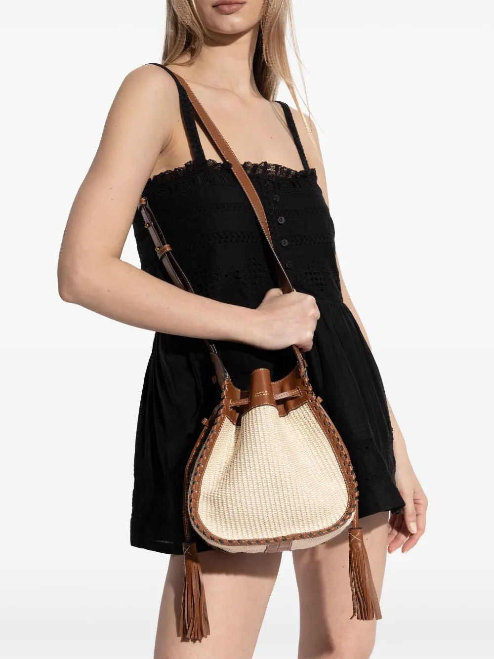 ISABEL MARANT Silao Bucket Crossbody Bag
