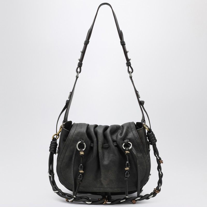 ISABEL MARANT Vintage Leather Handbag with Adjustable Straps
