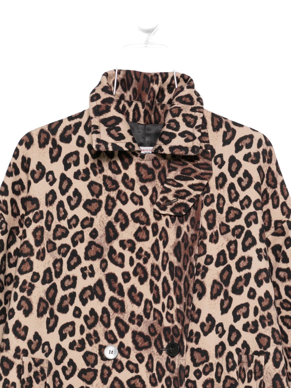 ALBERTO BIANI Double Breasted Wool Caban Jacket for Women