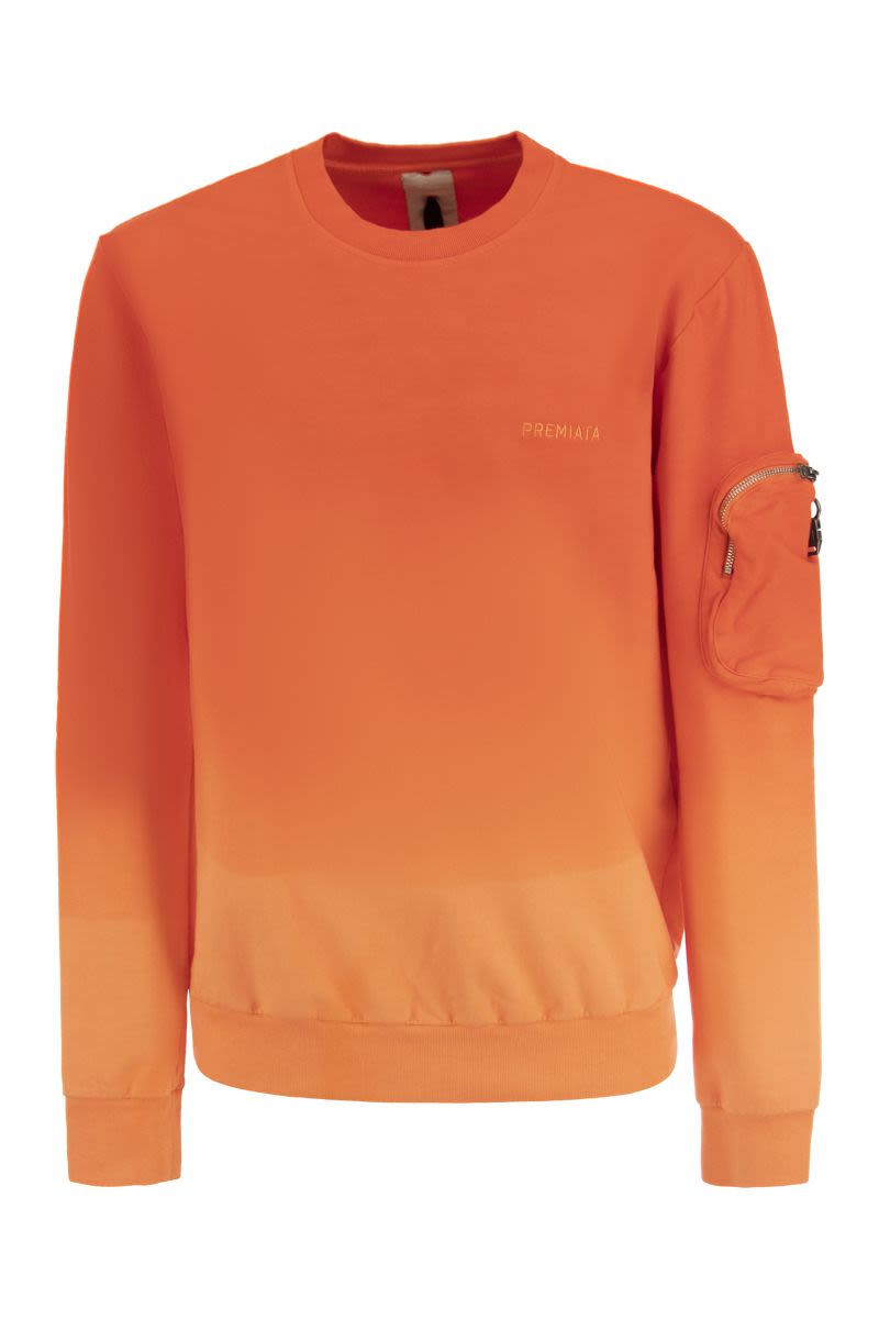 PREMIATA Men's Logo Sweatshirt with Crossneck Design