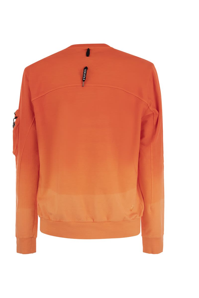 PREMIATA Men's Logo Sweatshirt with Crossneck Design