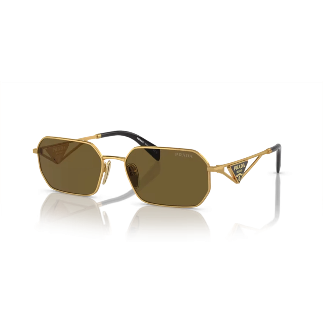 PRADA Elegant Mini Metal Frame Sunglasses for Women