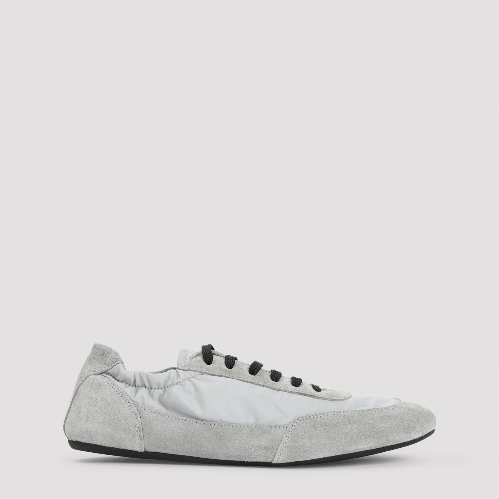 PRADA Leather Collapse Sneaker for Women - FW25