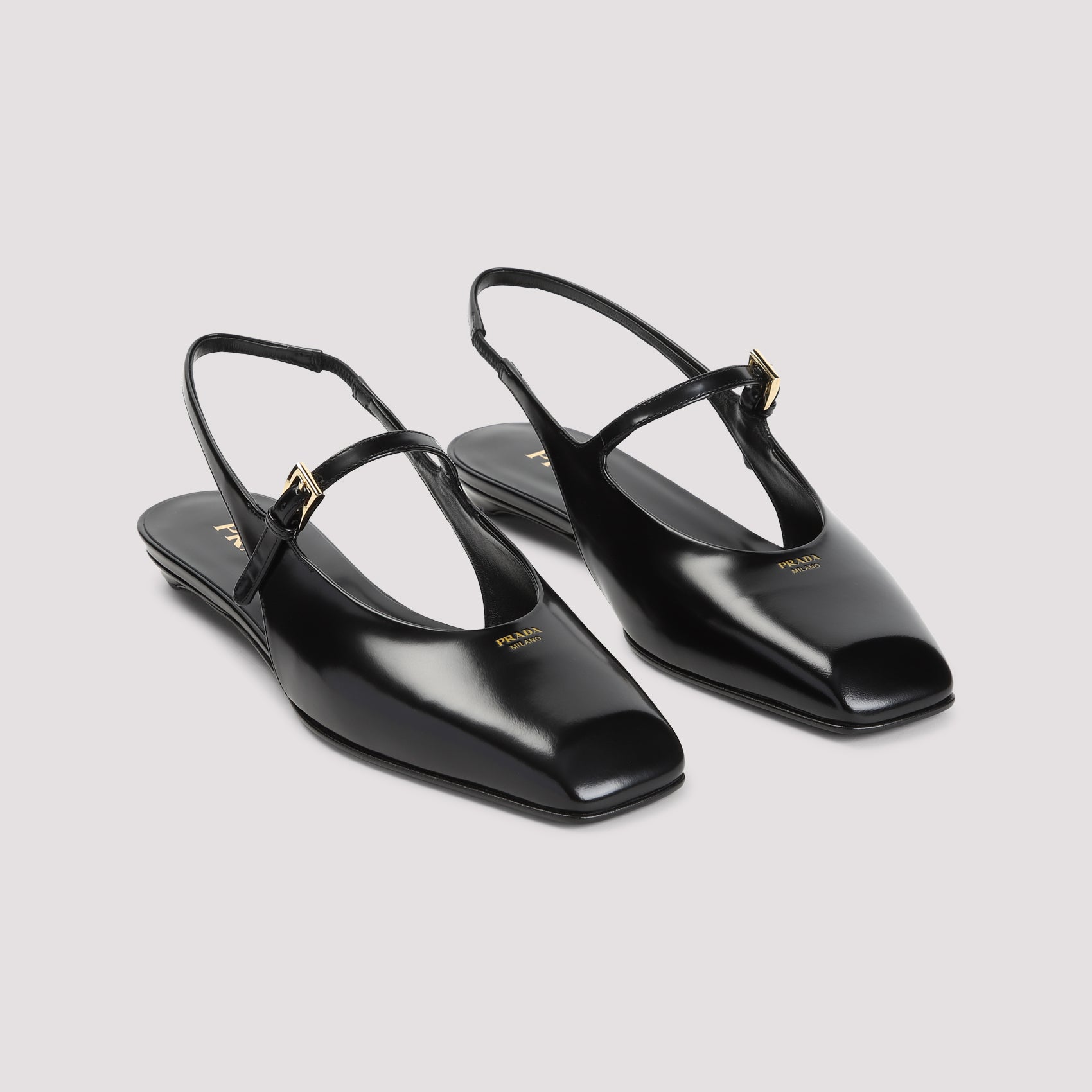 PRADA Elegant Slippers with Comfortable 2cm Heel