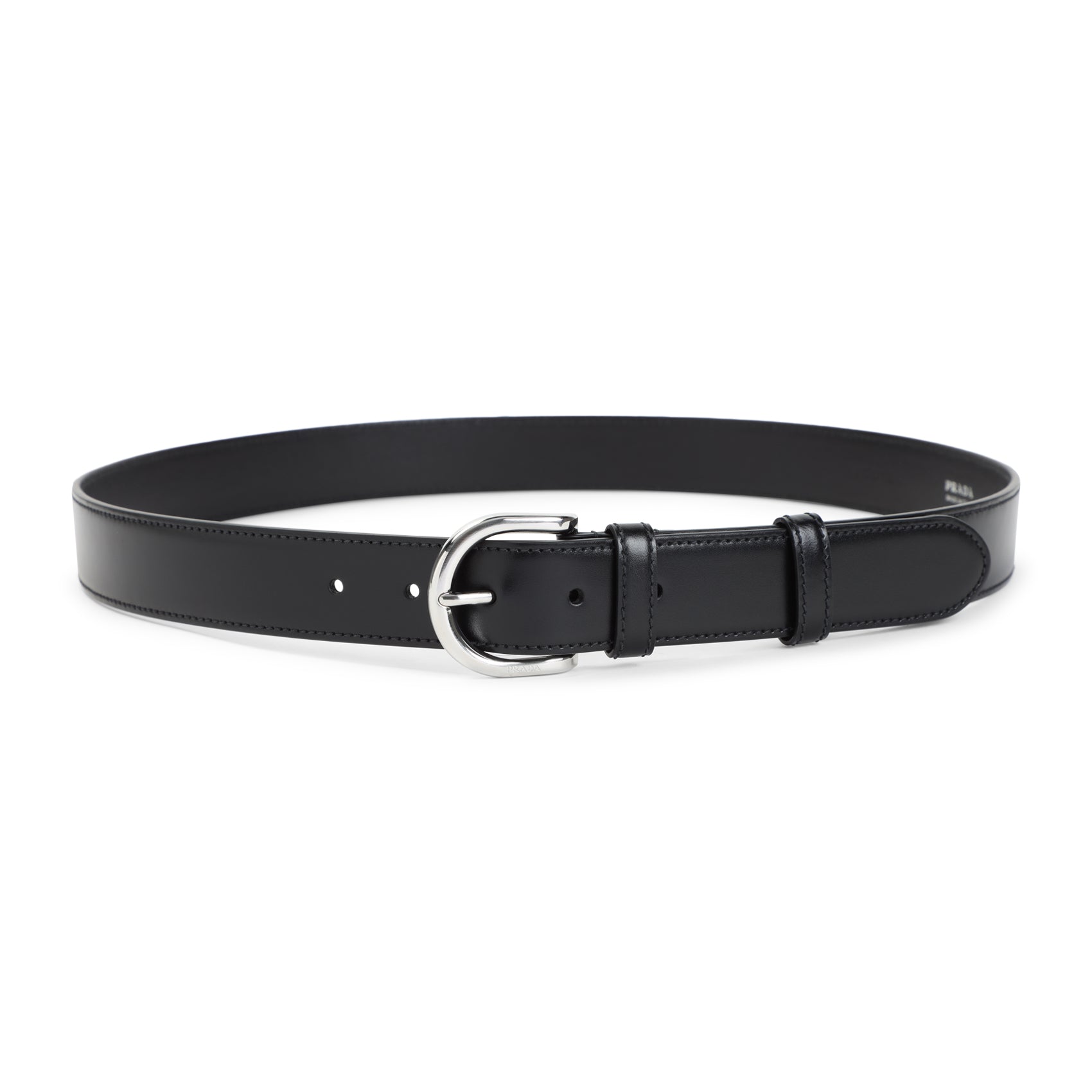 PRADA Sleek 3cm Leather Belt