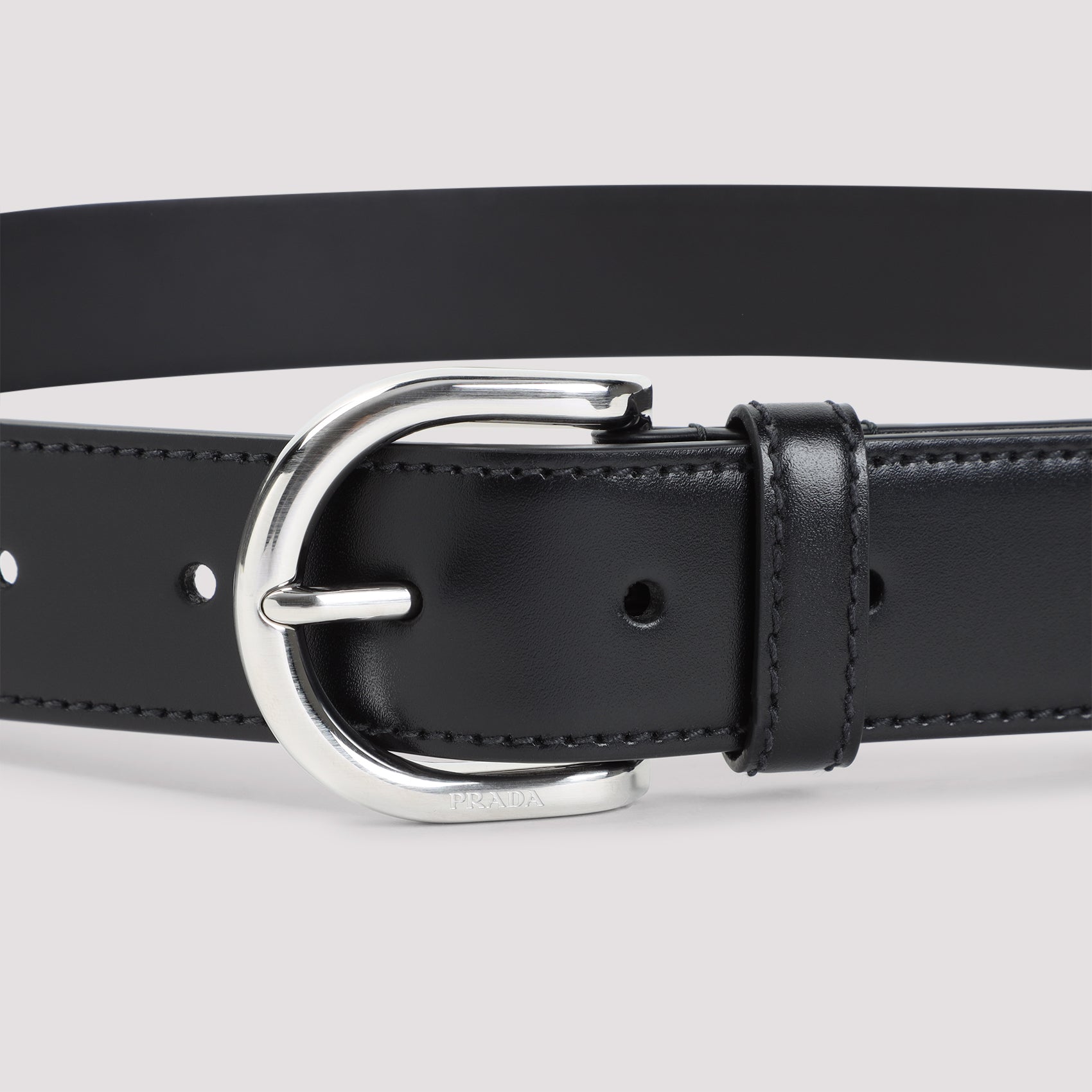 PRADA Sleek 3cm Leather Belt