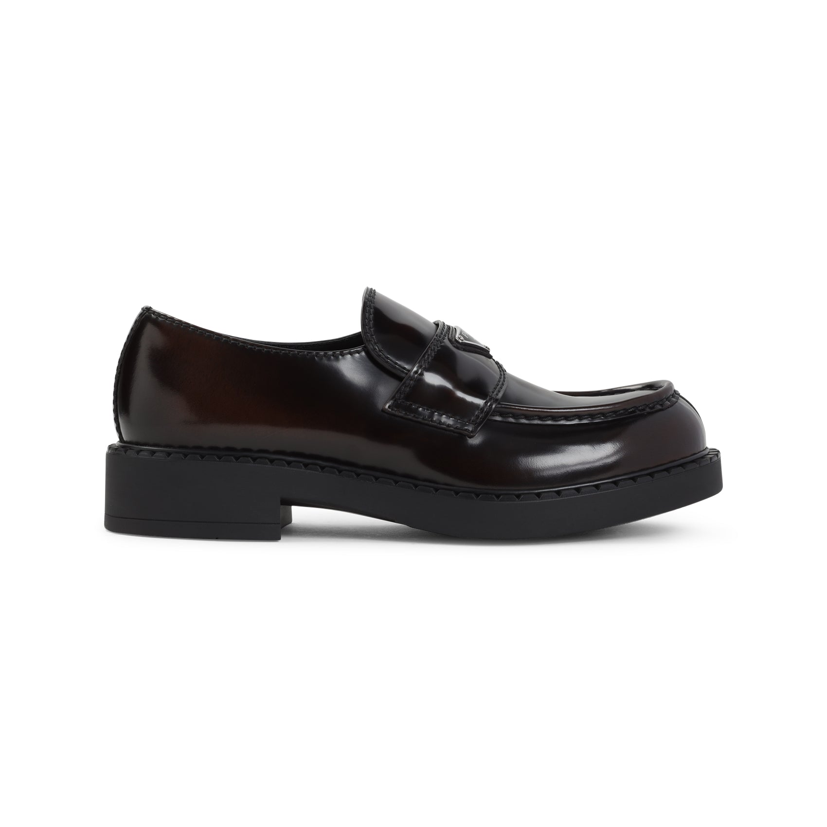 PRADA Luxury Brushed Leather Loafers for Men