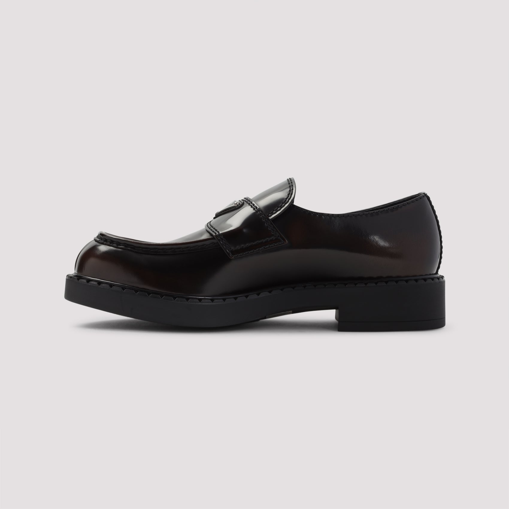 PRADA Luxury Brushed Leather Loafers for Men