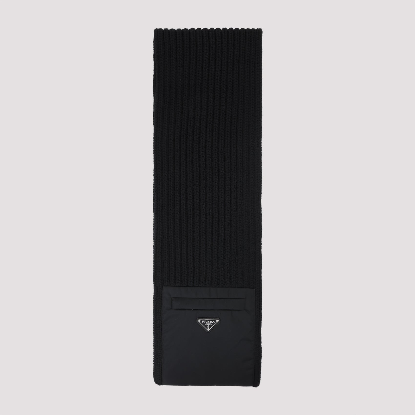PRADA Sophisticated Men's Wool-Cashmere Blend Scarf