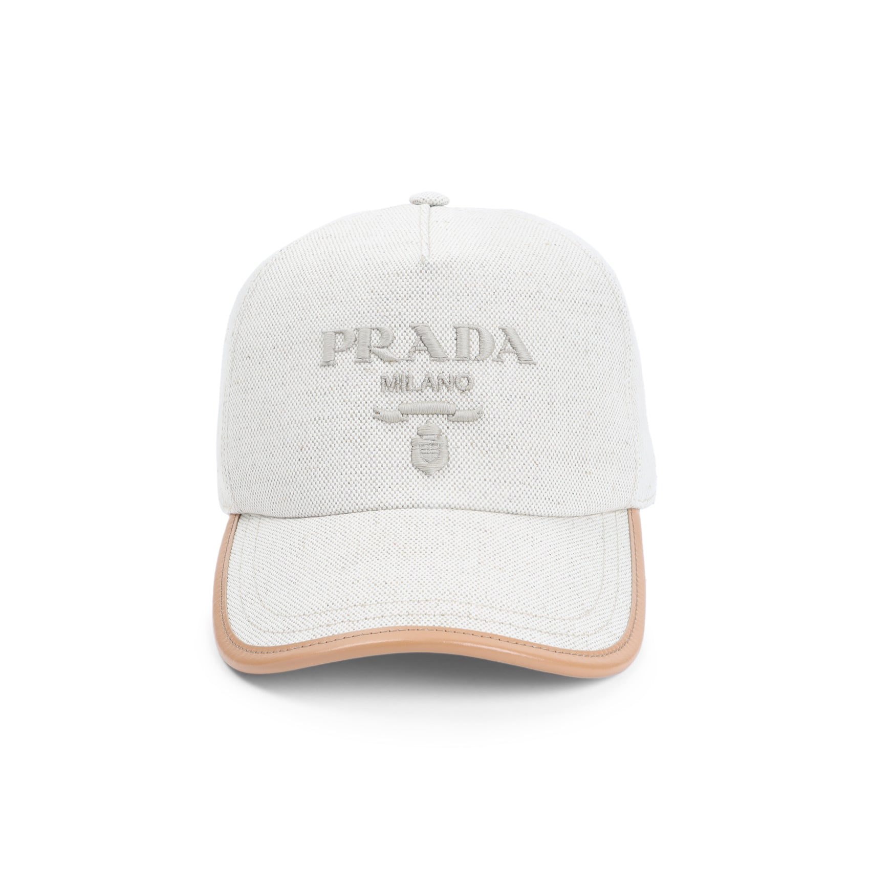 PRADA Luxurious Cotton-Linen Blend Hat for Men