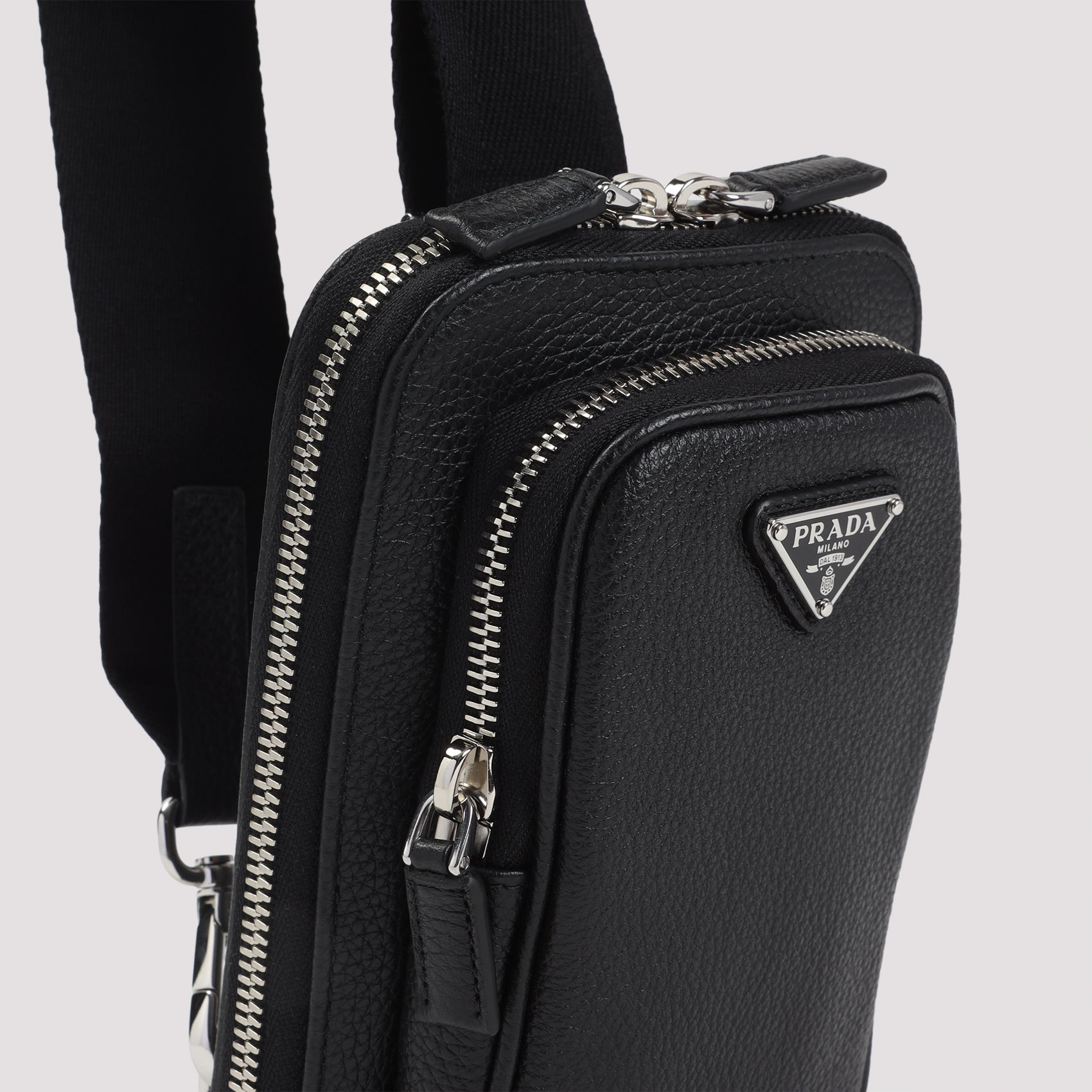 PRADA Sleek Leather Phone Cover - Mini Size