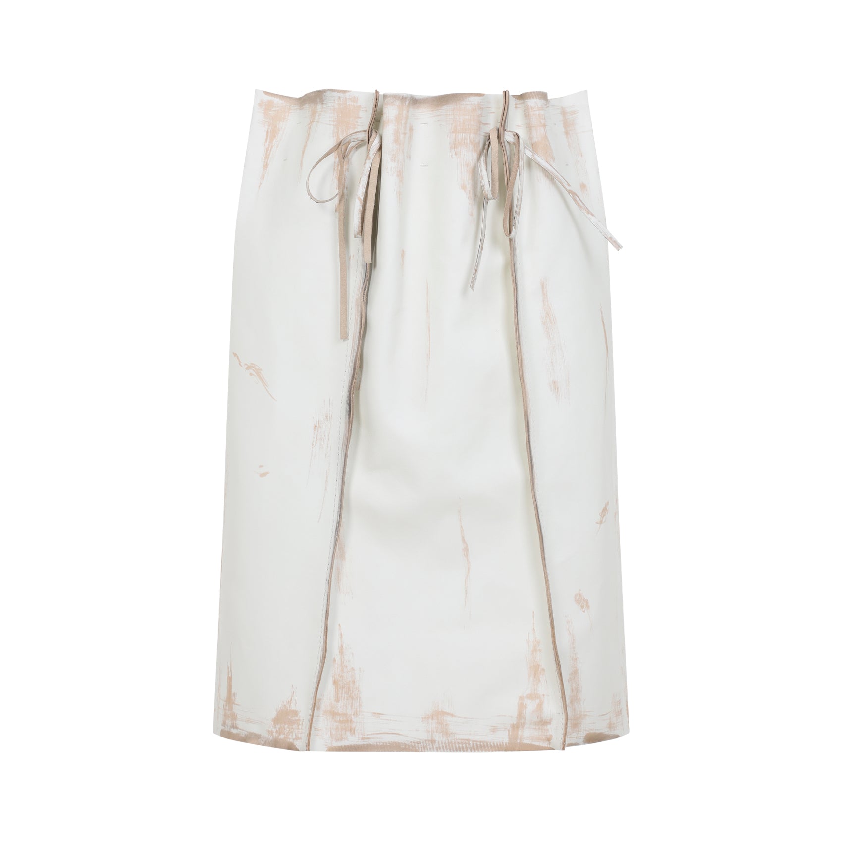 PRADA Elegant Leather Skirt