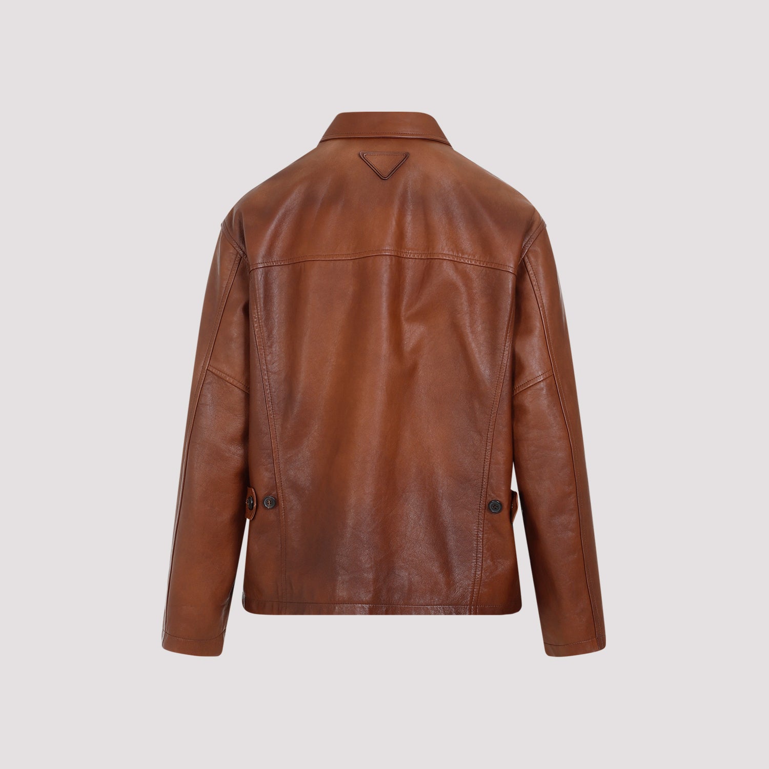 PRADA Elegant Leather Jacket