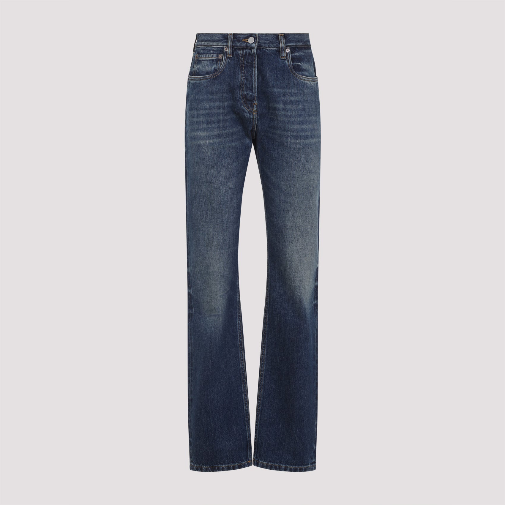 PRADA Classic Cut Cotton Jeans for Women - FW25