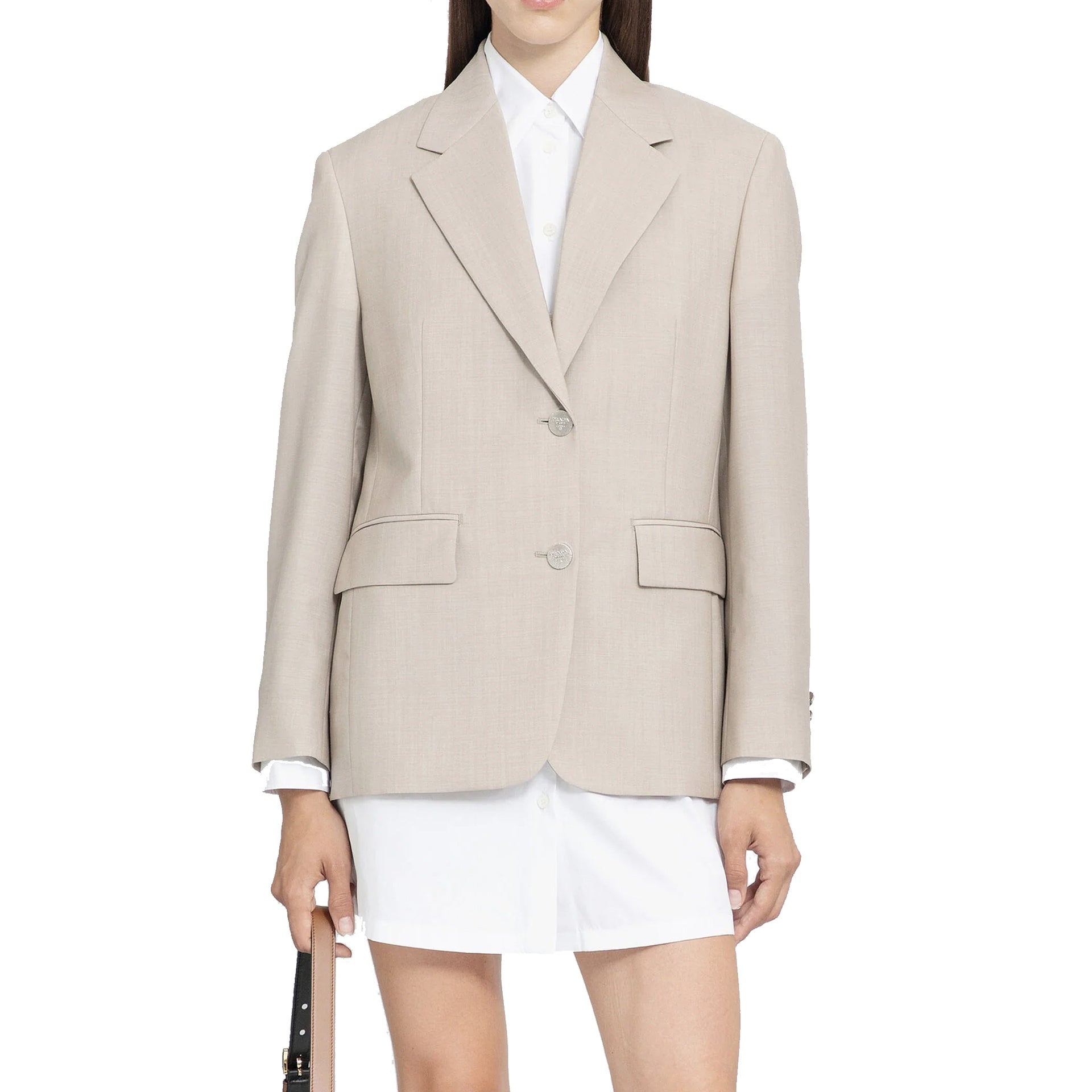 PRADA Elegant Wool Blazer Jacket for Women