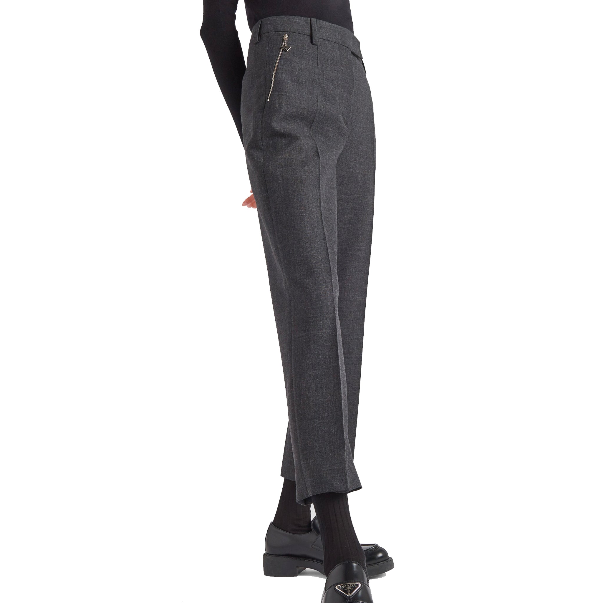 PRADA Chic Wool Pants for Women - Fall/Winter Collection