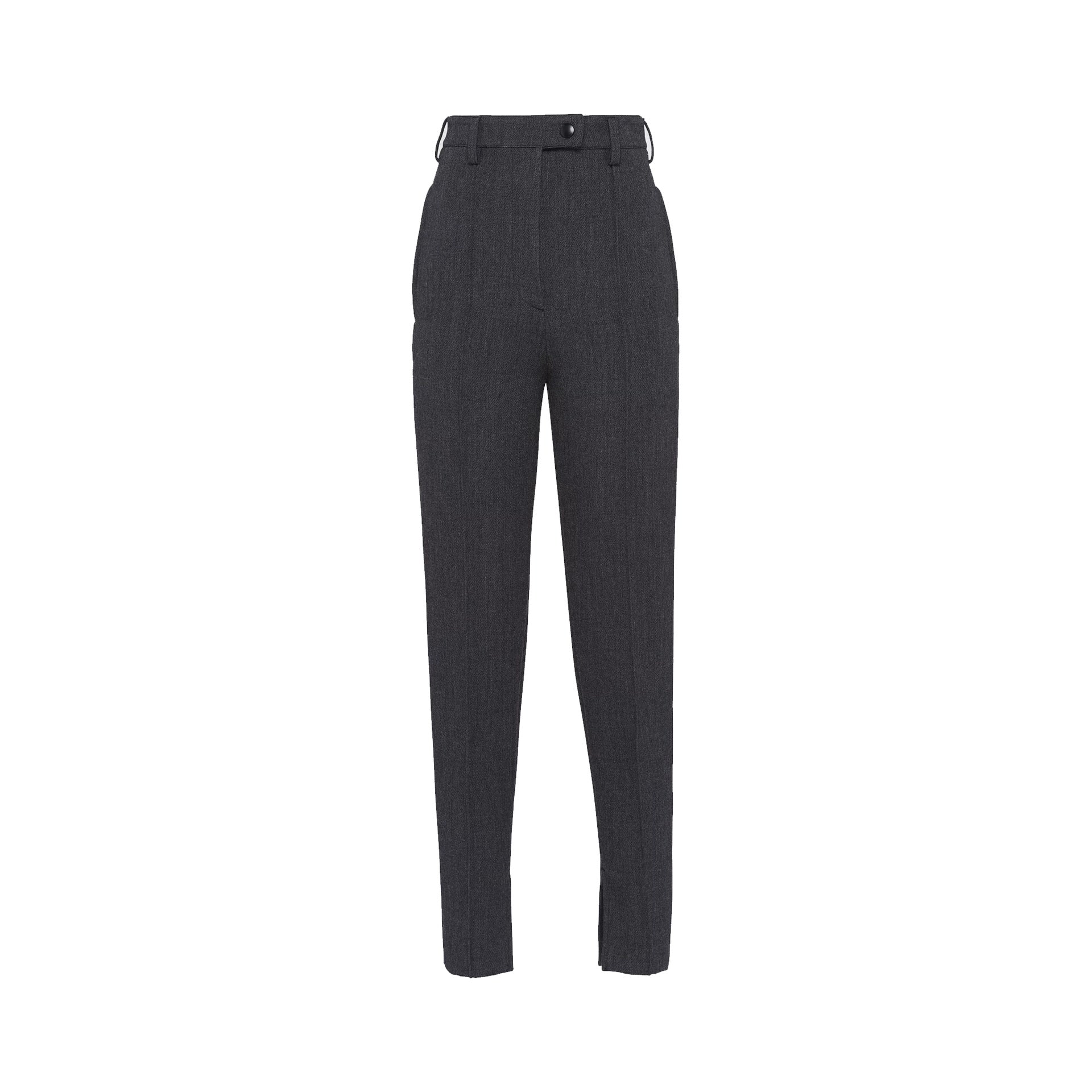 PRADA Elevated Wool Pants with High Waist - 102 cm Length