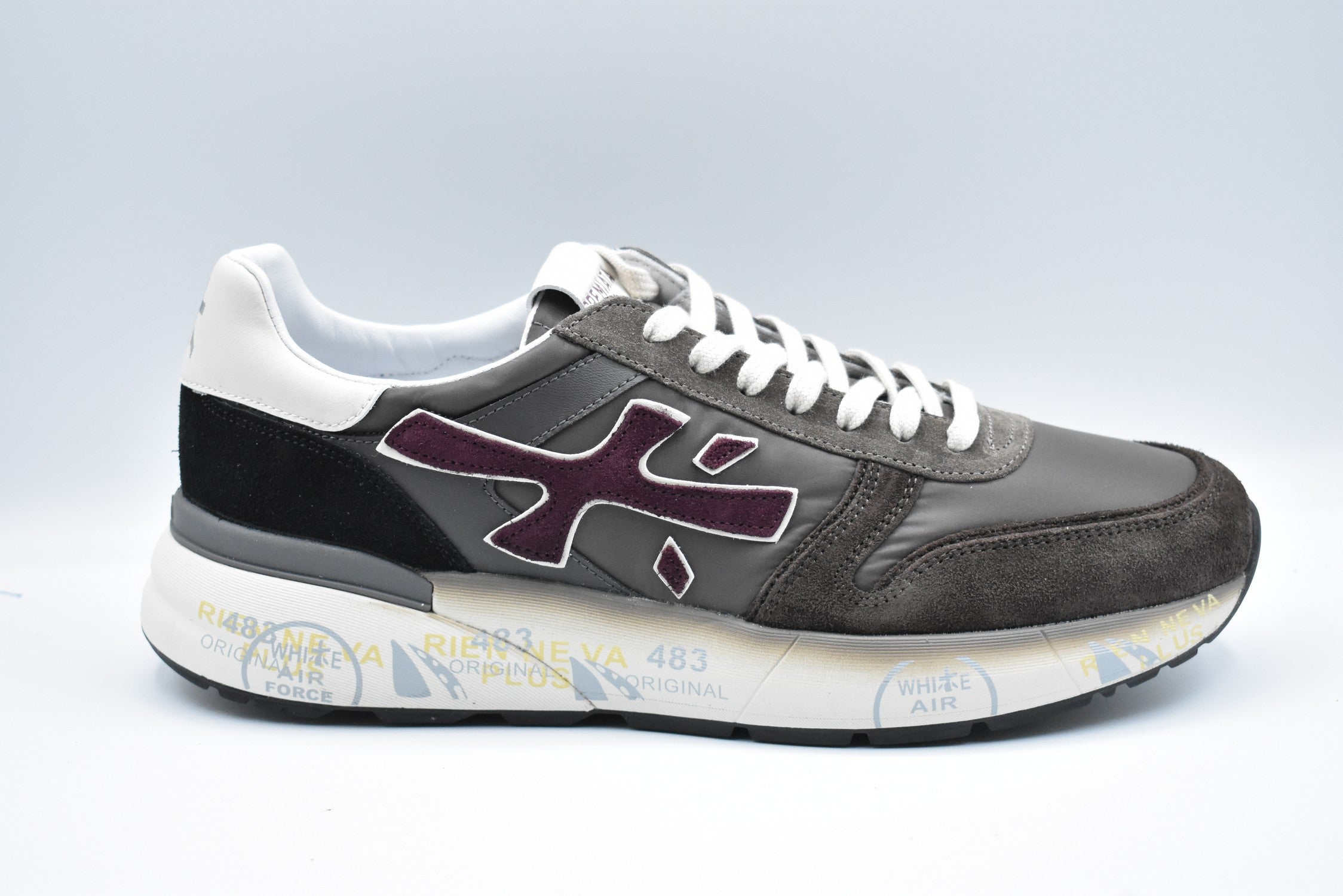 PREMIATA Classic Low Lace-Up Shoes for Men